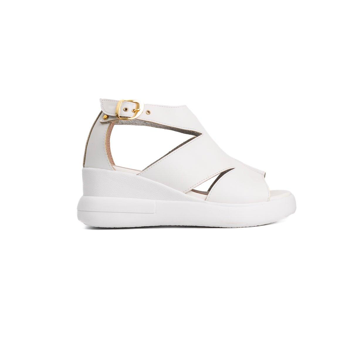 SANDALIAS CASUALES MUJER SQUILAZI BLANCO - 4