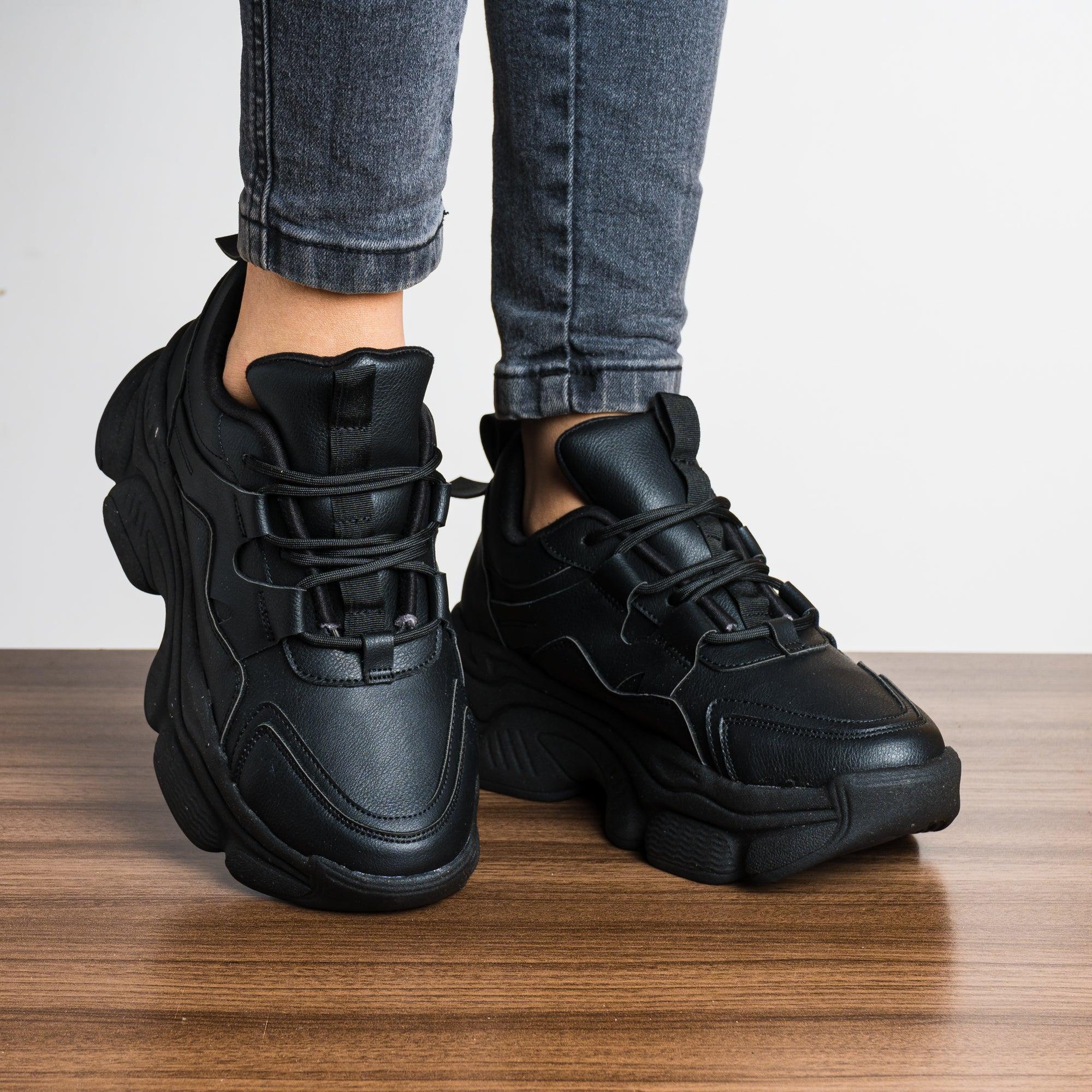 ZAPATILLAS URBANAS MUJER LEVIXTON NEGRO - 1