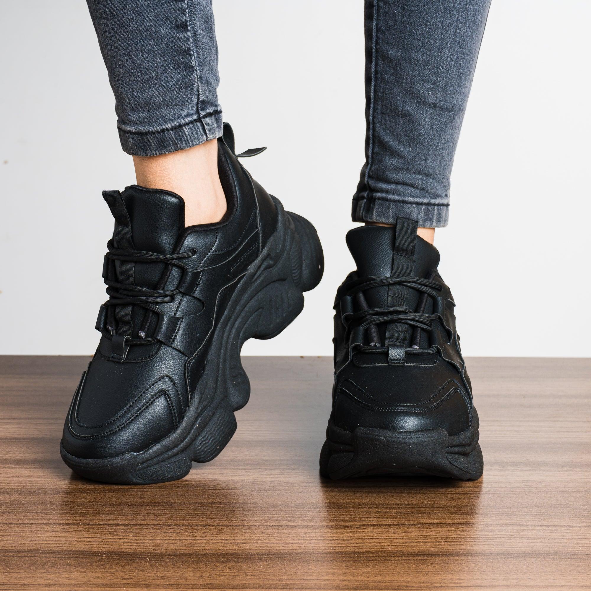 ZAPATILLAS URBANAS MUJER LEVIXTON NEGRO - 2