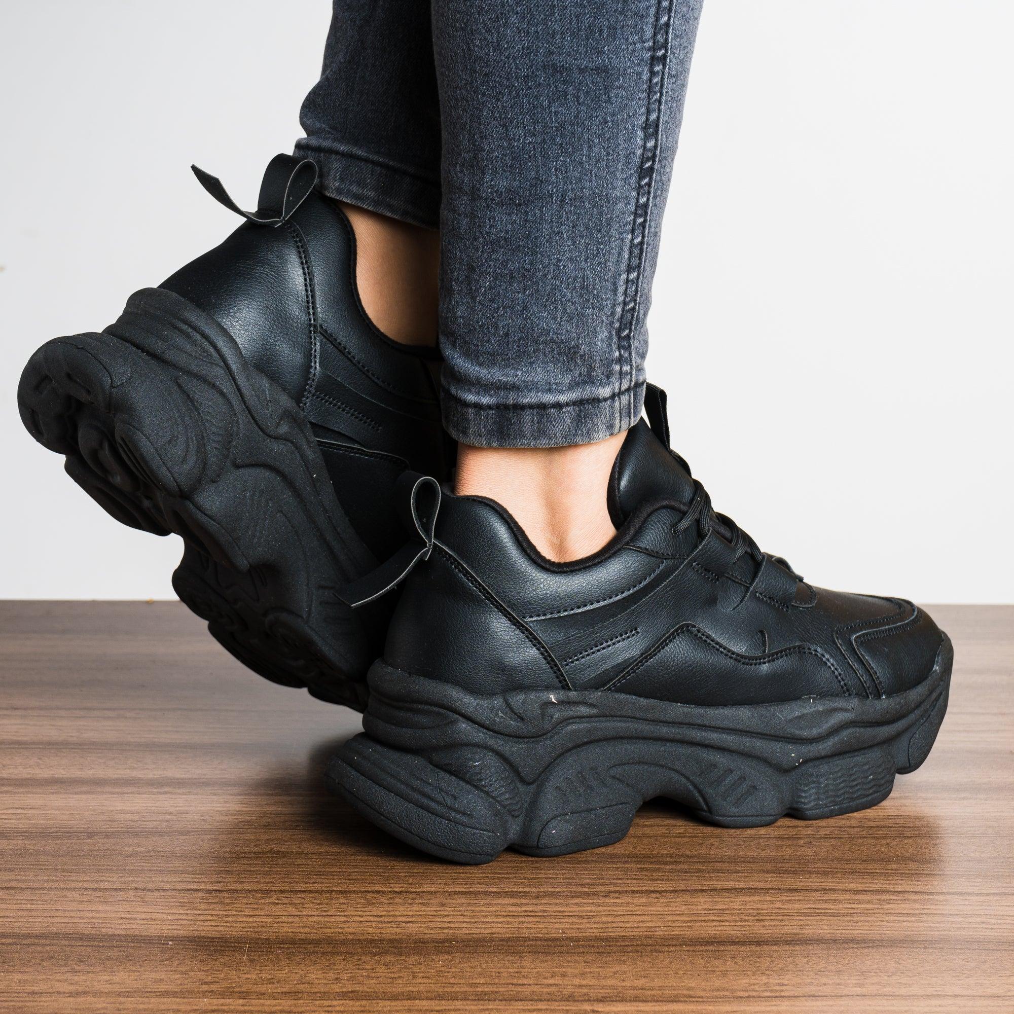 ZAPATILLAS URBANAS MUJER LEVIXTON NEGRO - 3