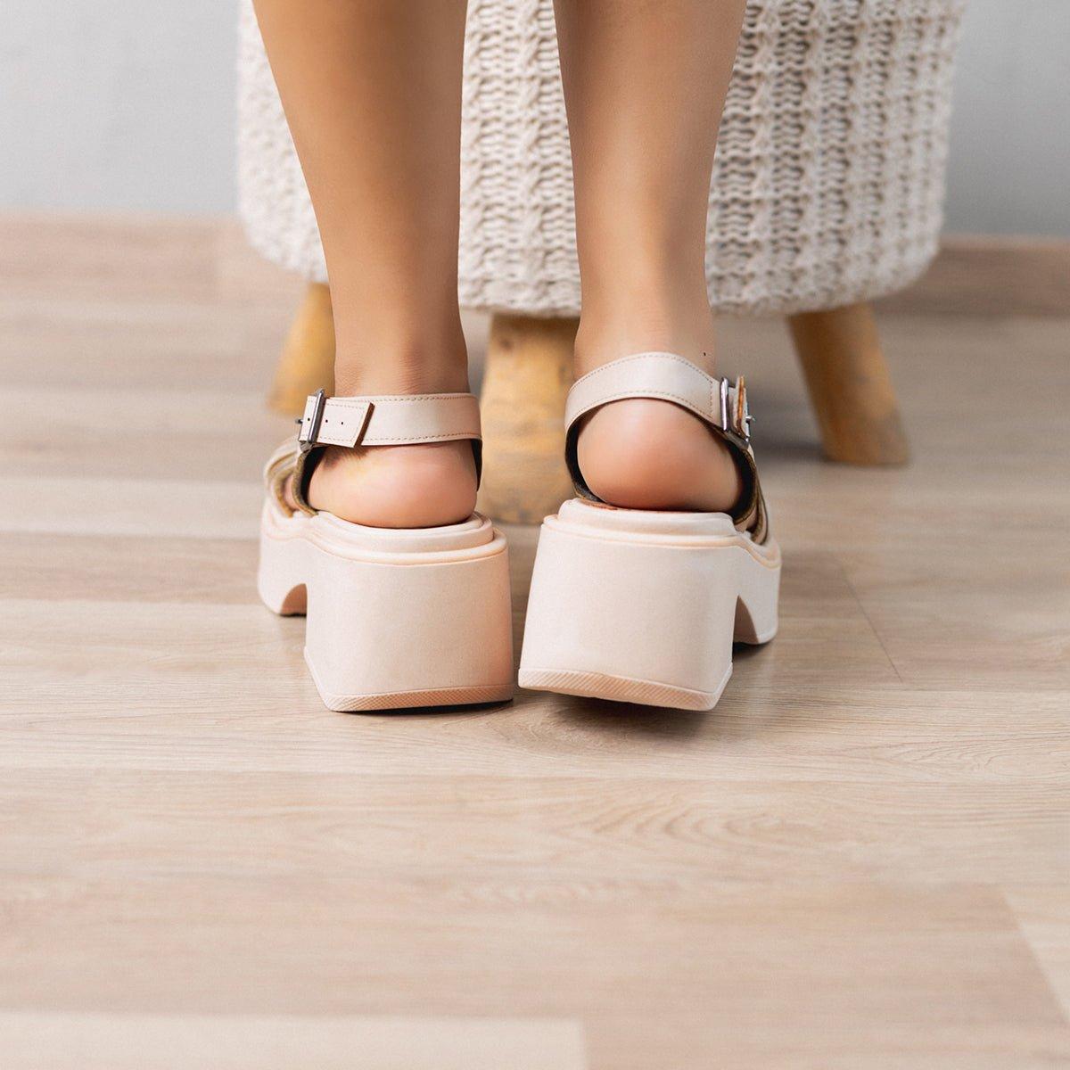 SANDALIAS CASUALES MUJER JAGODA NUDE - 3
