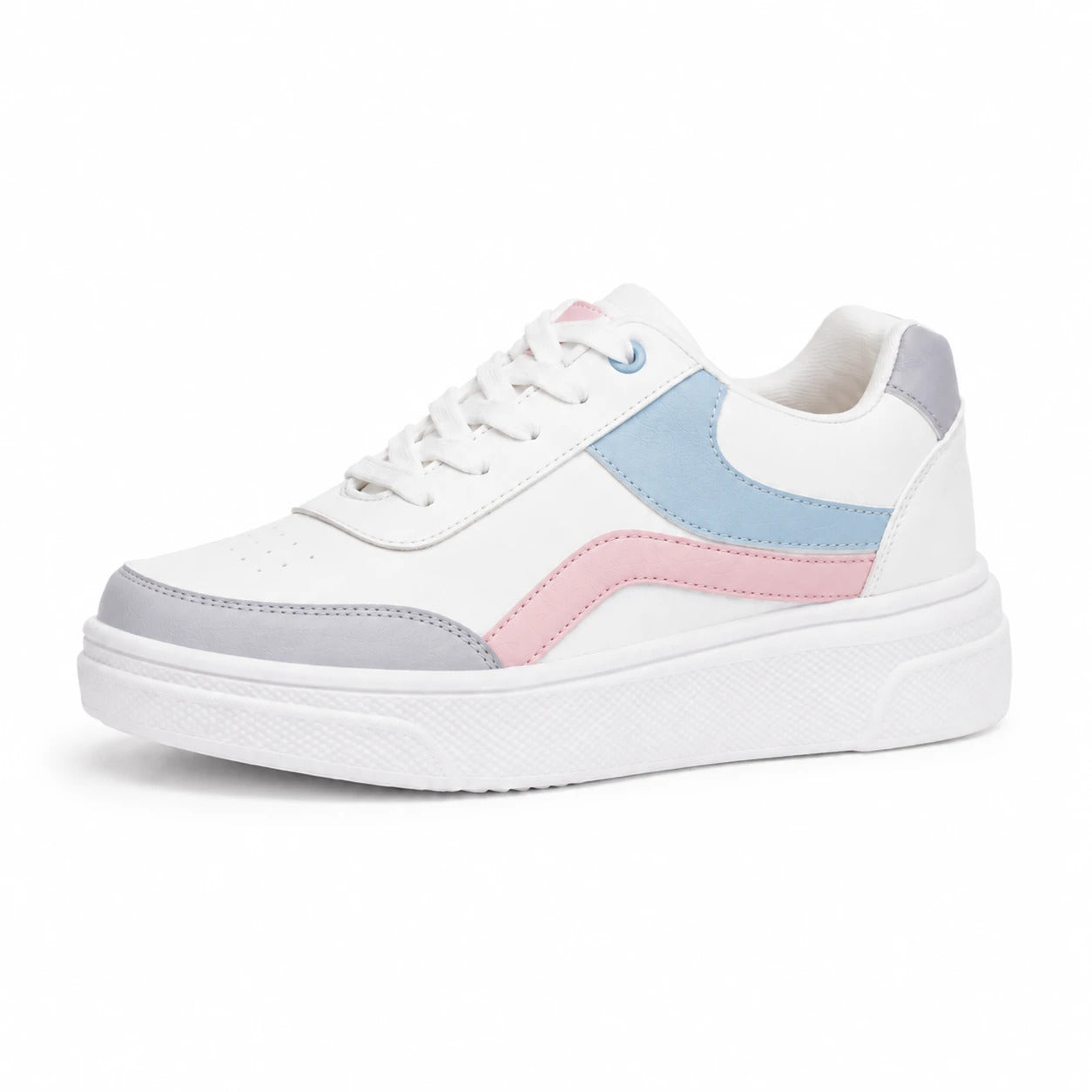 ZAPATILLAS URBANAS MUJER BOOM CELESTE - 5