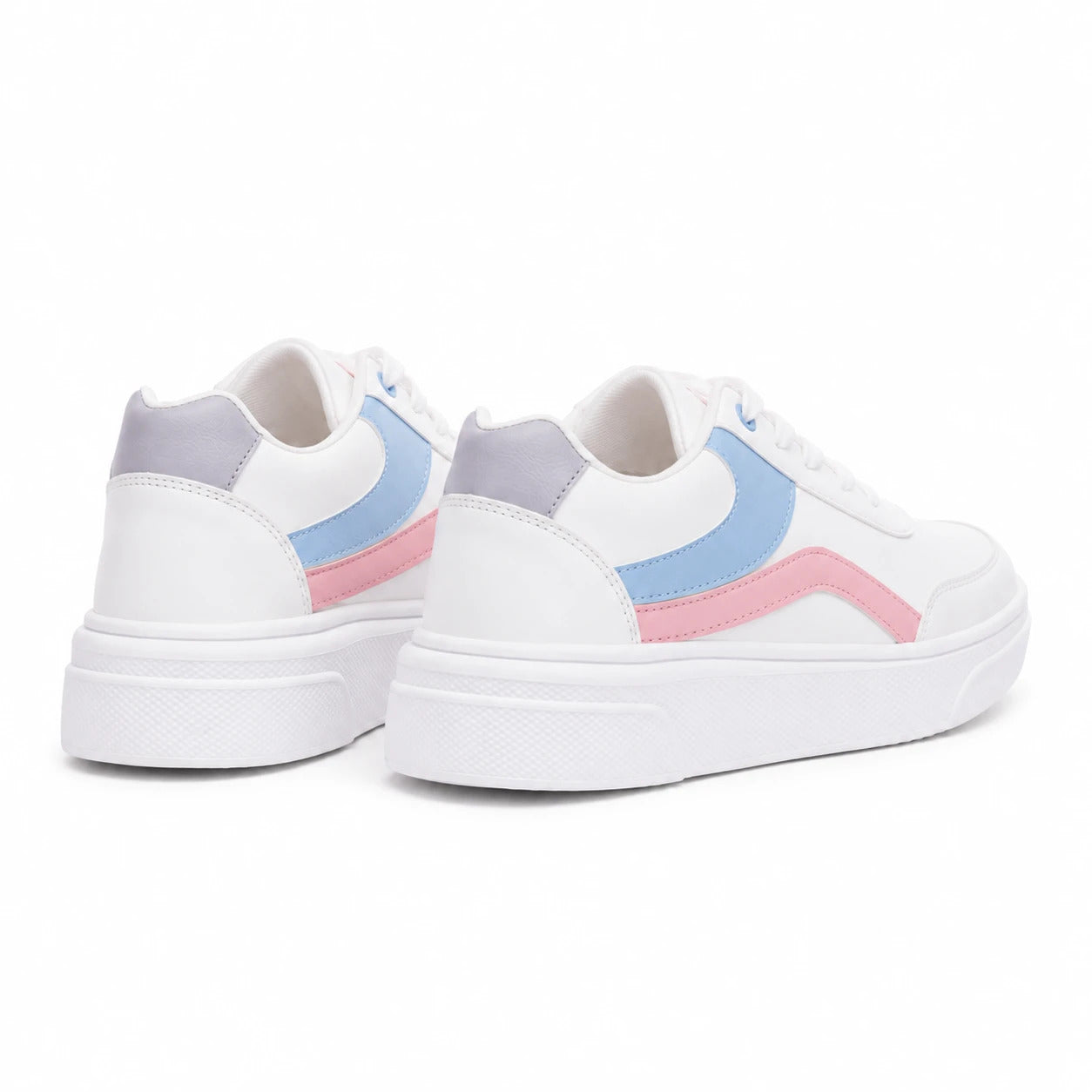 ZAPATILLAS URBANAS MUJER BOOM CELESTE - 6