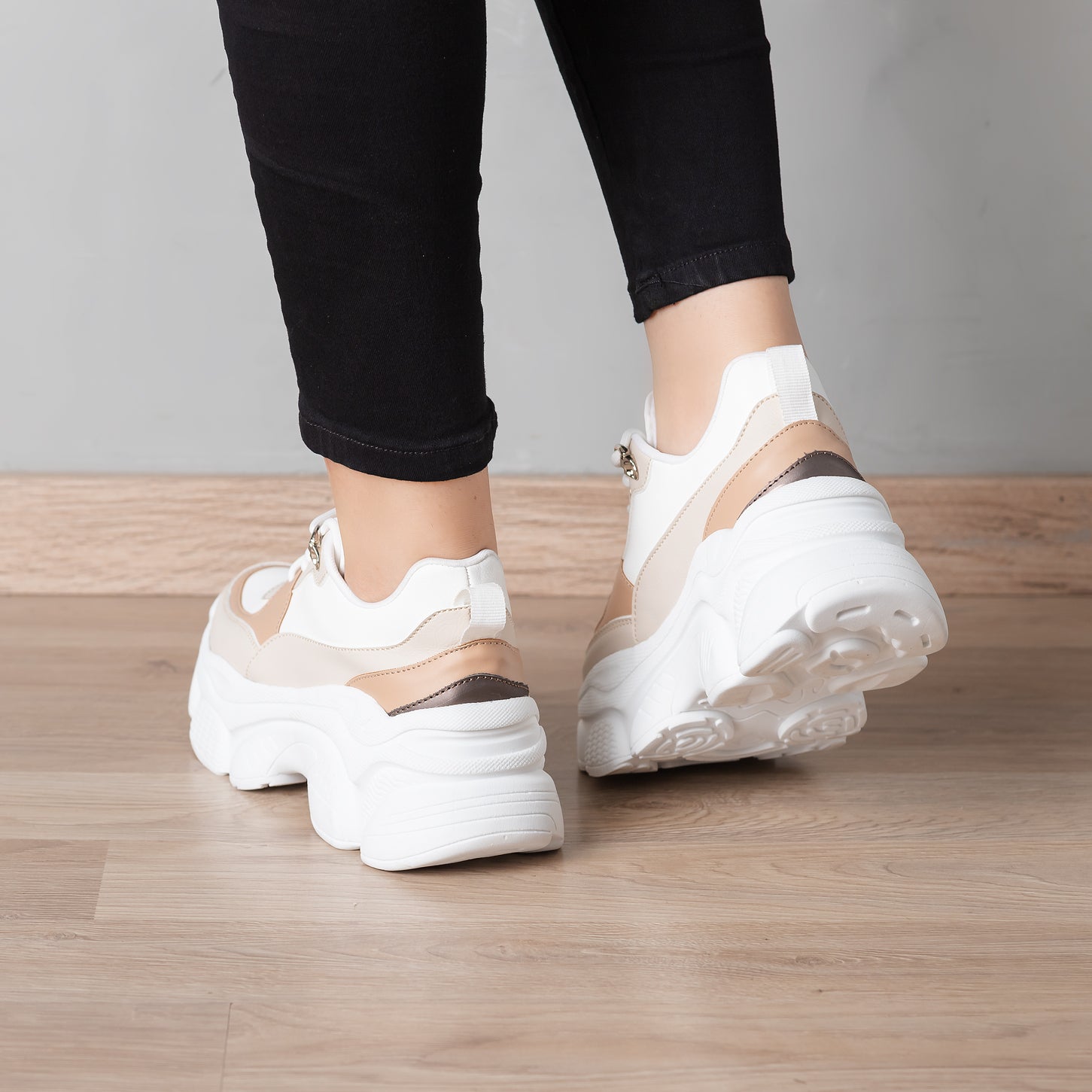 ZAPATILLAS URBANAS MUJER PASTONI NUDE - 3