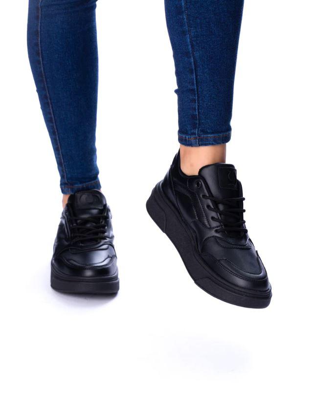 ZAPATILLAS URBANAS MUJER DAVAO NEGRO - 2