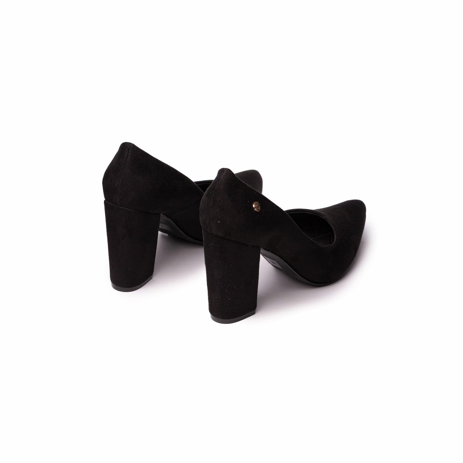 STILETTOS MUJER PIREO NEGRO GAMUZA - 6