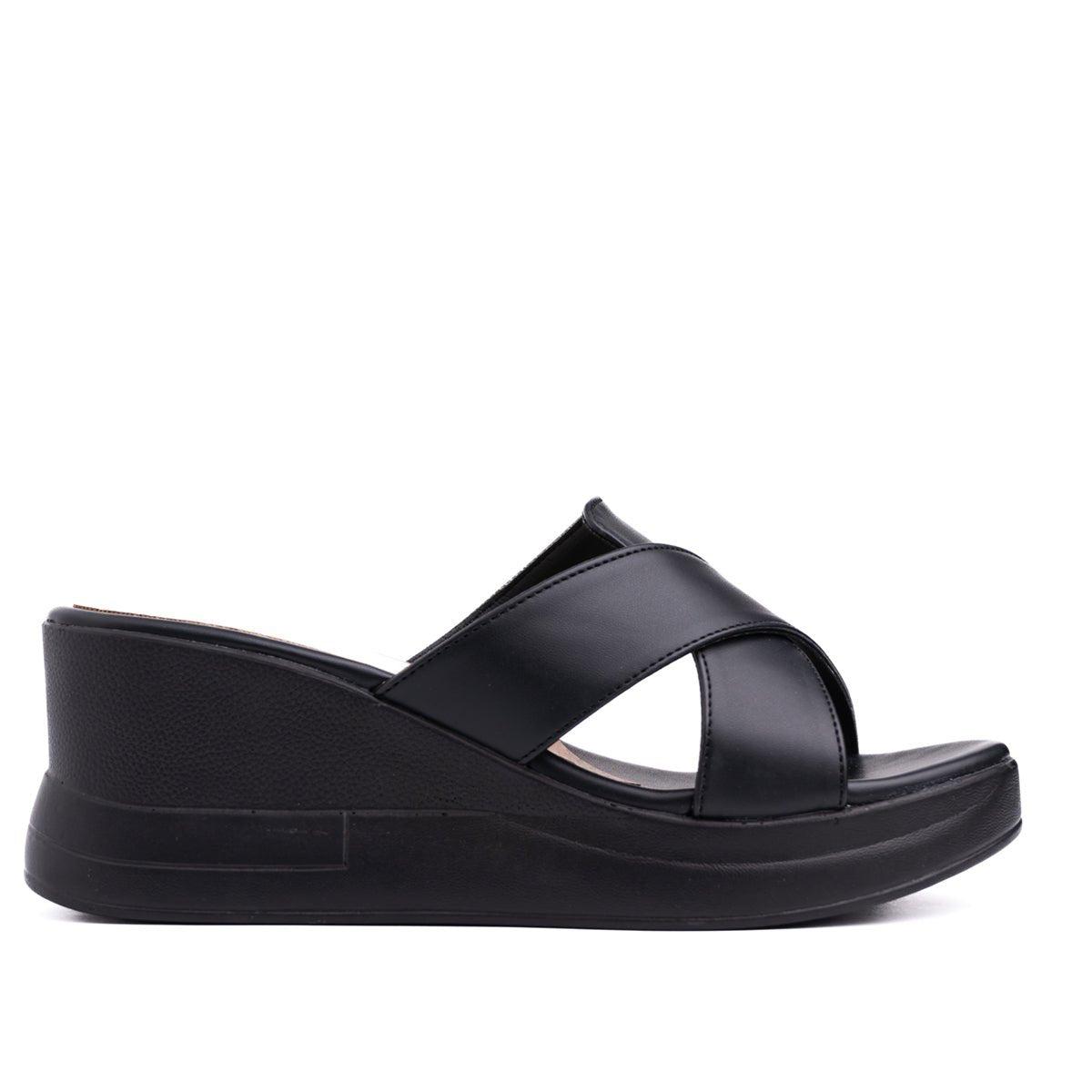 SANDALIAS CASUALES MUJER SIXERS NEGRO - 4