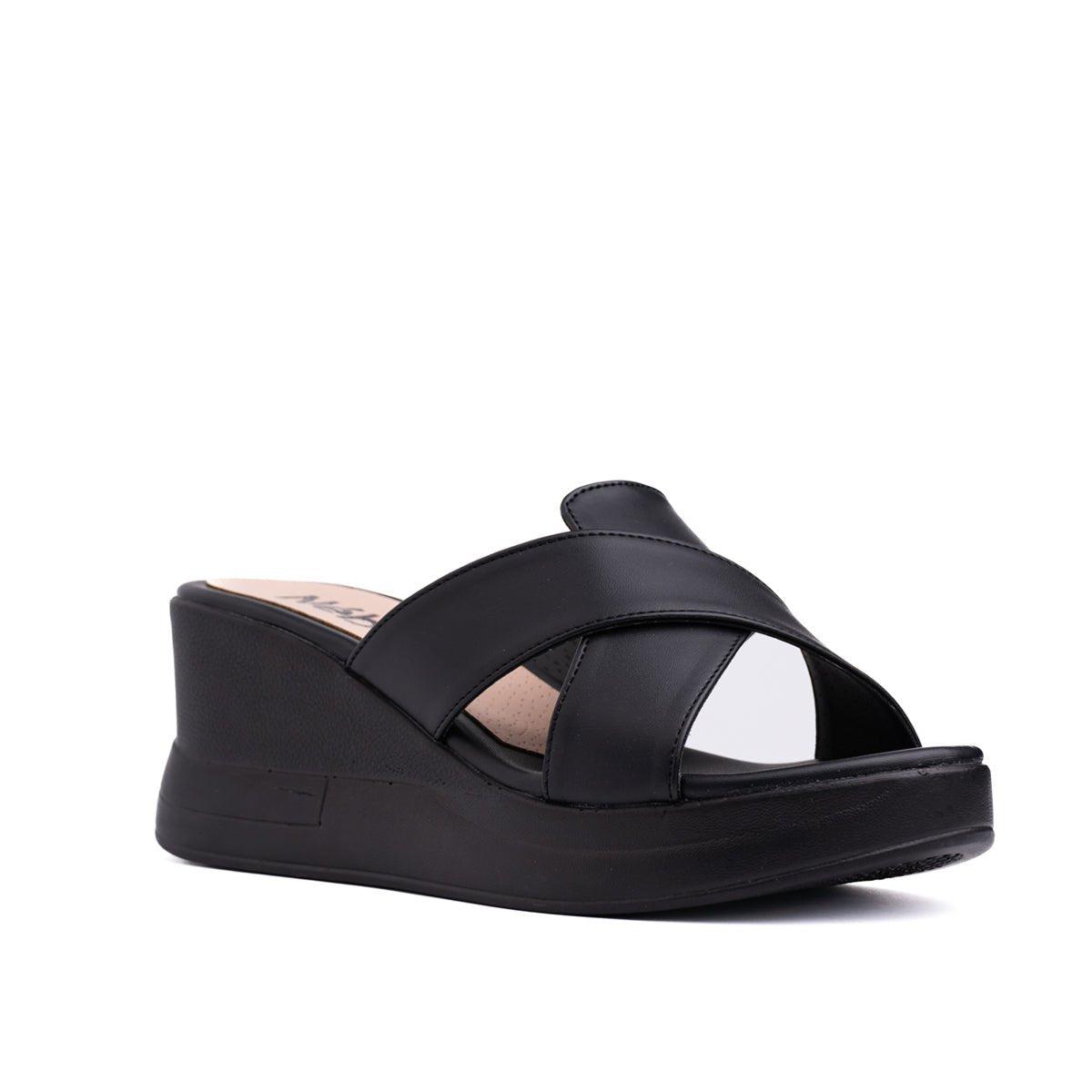 SANDALIAS CASUALES MUJER SIXERS NEGRO - 5
