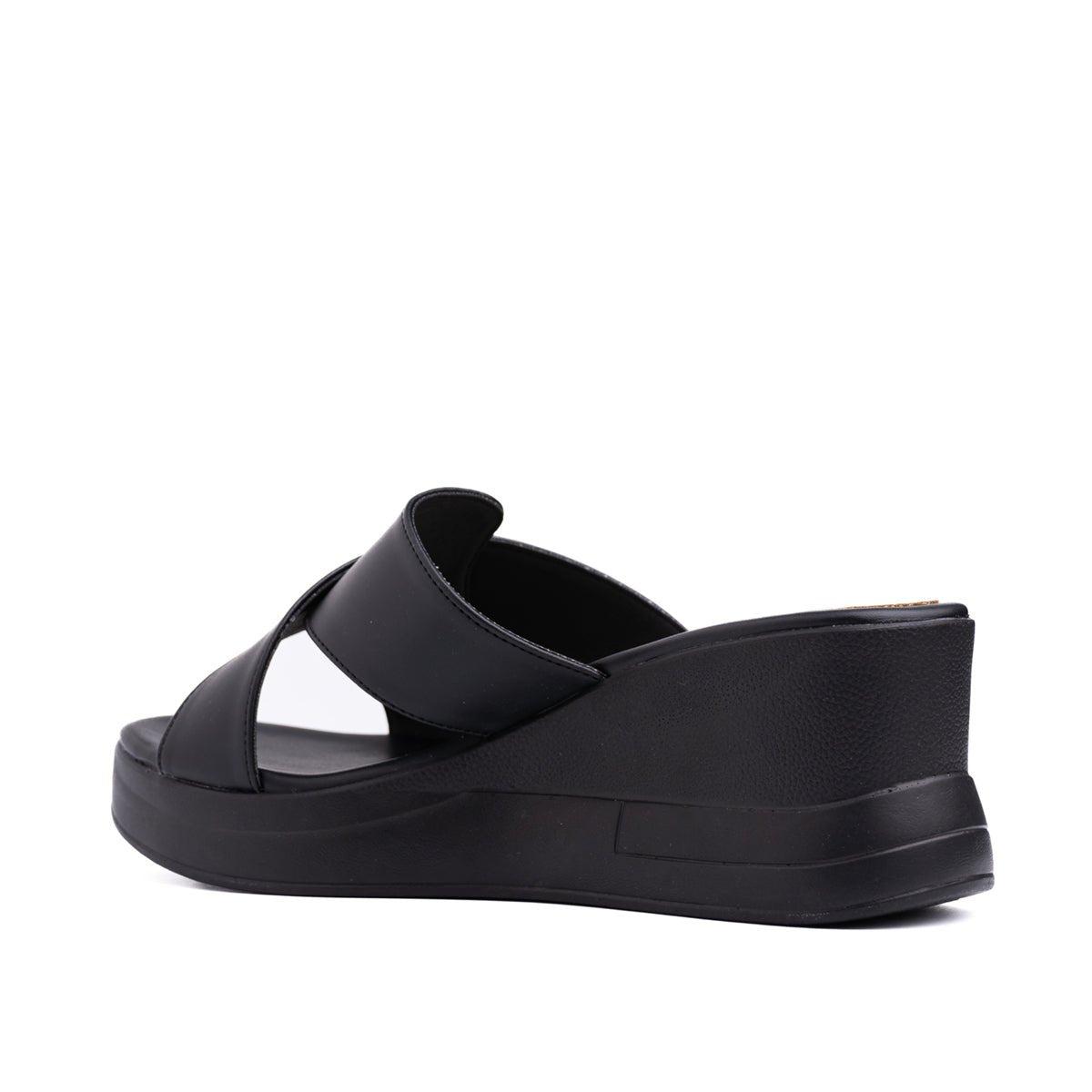 SANDALIAS CASUALES MUJER SIXERS NEGRO - 6