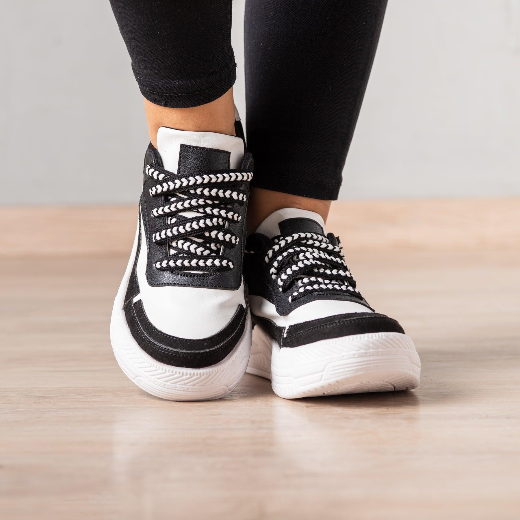 ZAPATILLAS URBANAS MUJER STRONG BLANCO NEGRO - 2