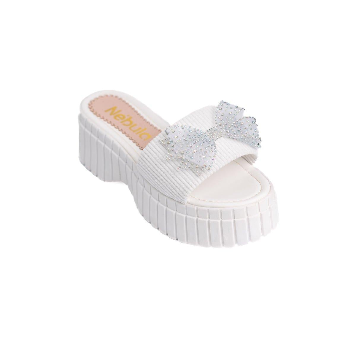 SANDALIAS CASUALES MUJER KALINA BLANCO - 4