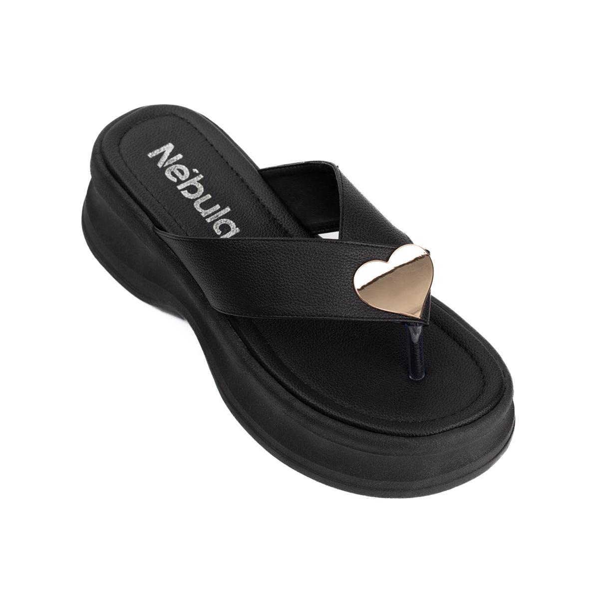SANDALIAS CASUALES MUJER VERNE NEGRO - 6