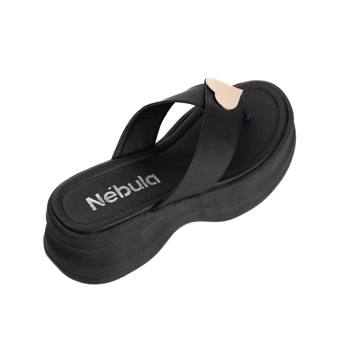 SANDALIAS CASUALES MUJER VERNE NEGRO - 7