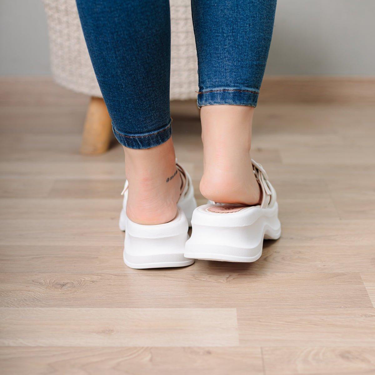 SANDALIAS CASUALES MUJER SVETLANA BLANCO - 3