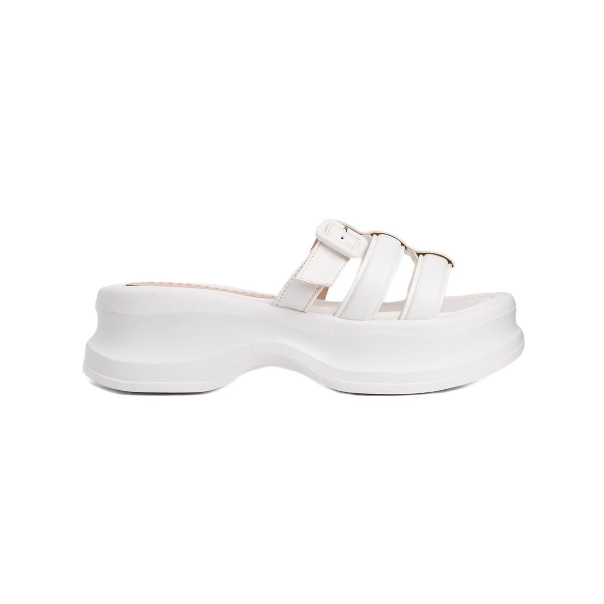 SANDALIAS CASUALES MUJER SVETLANA BLANCO - 4