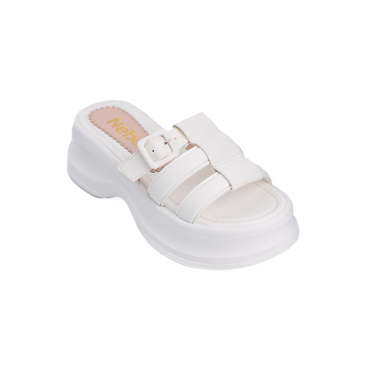 SANDALIAS CASUALES MUJER SVETLANA BLANCO - 5