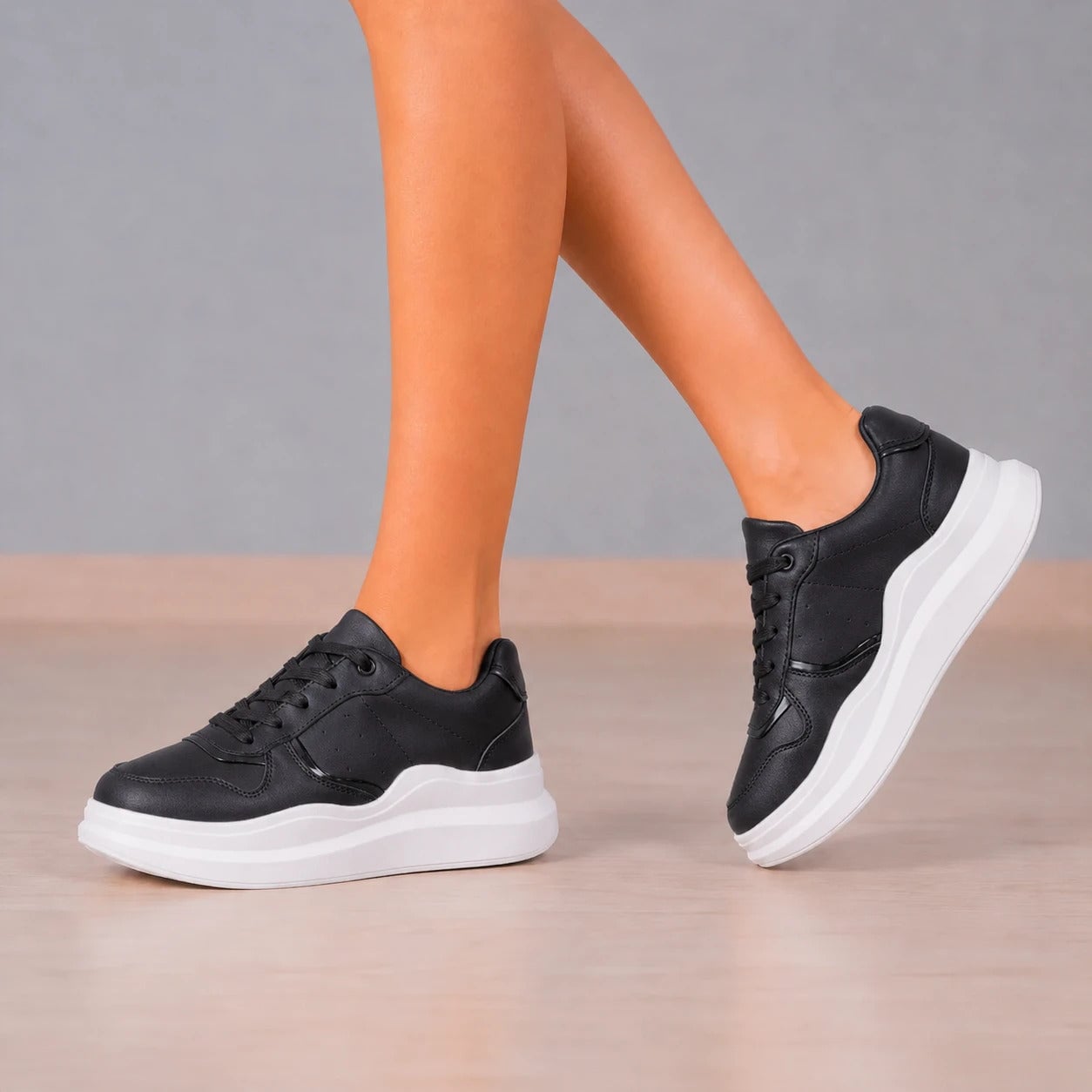 ZAPATILLAS URBANAS MUJER SAN BLAS NEGRO - 2