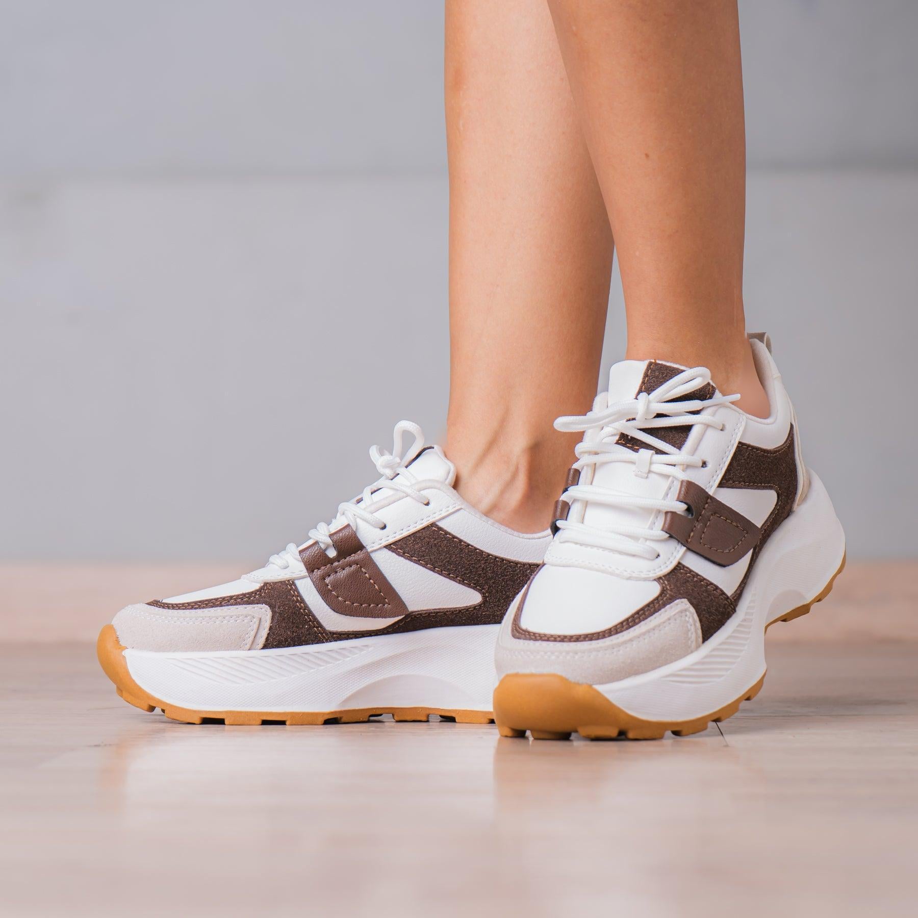 ZAPATILLAS URBANAS MUJER NASTYLL MARRON - 1