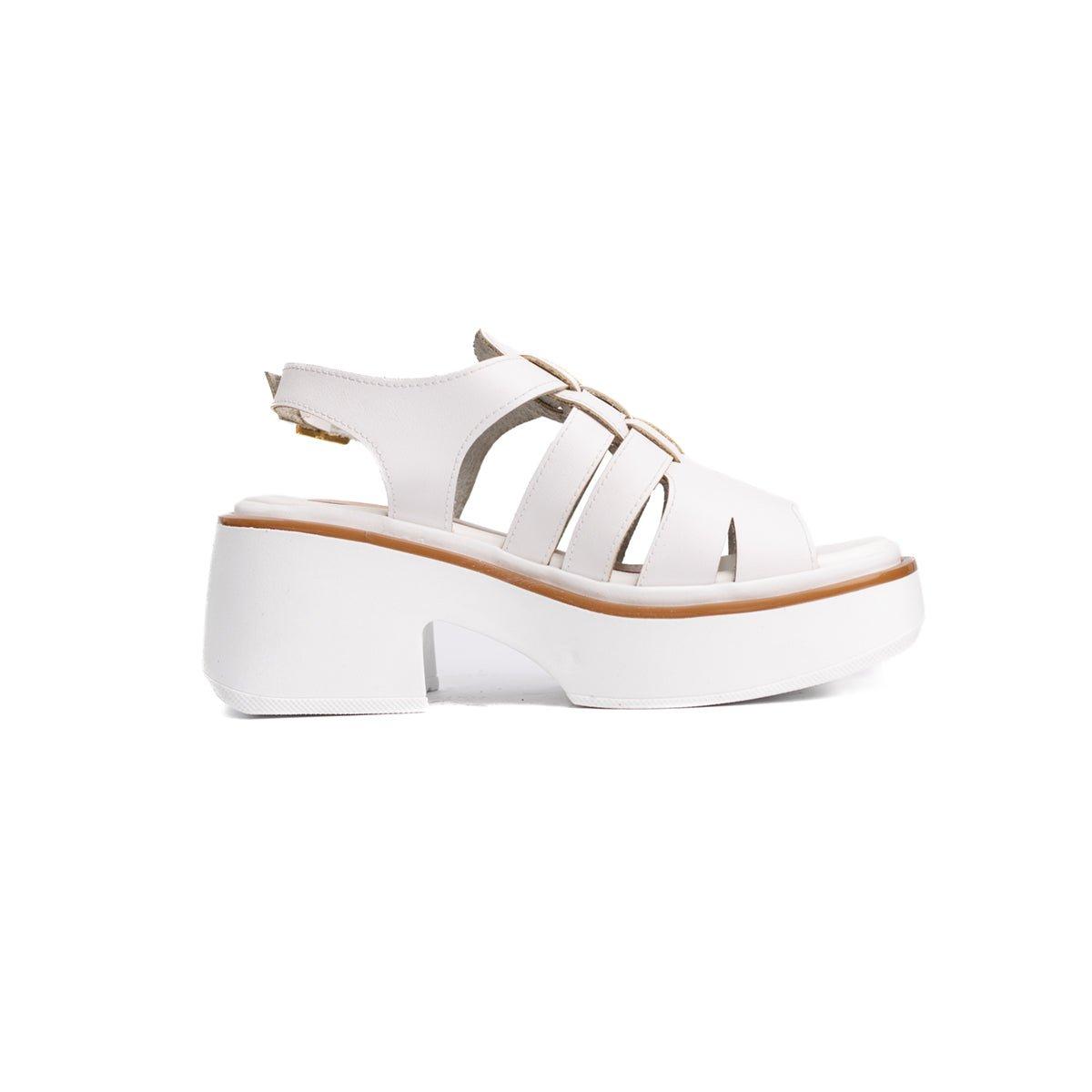 SANDALIAS CASUALES MUJER CANDIA BLANCO - 5