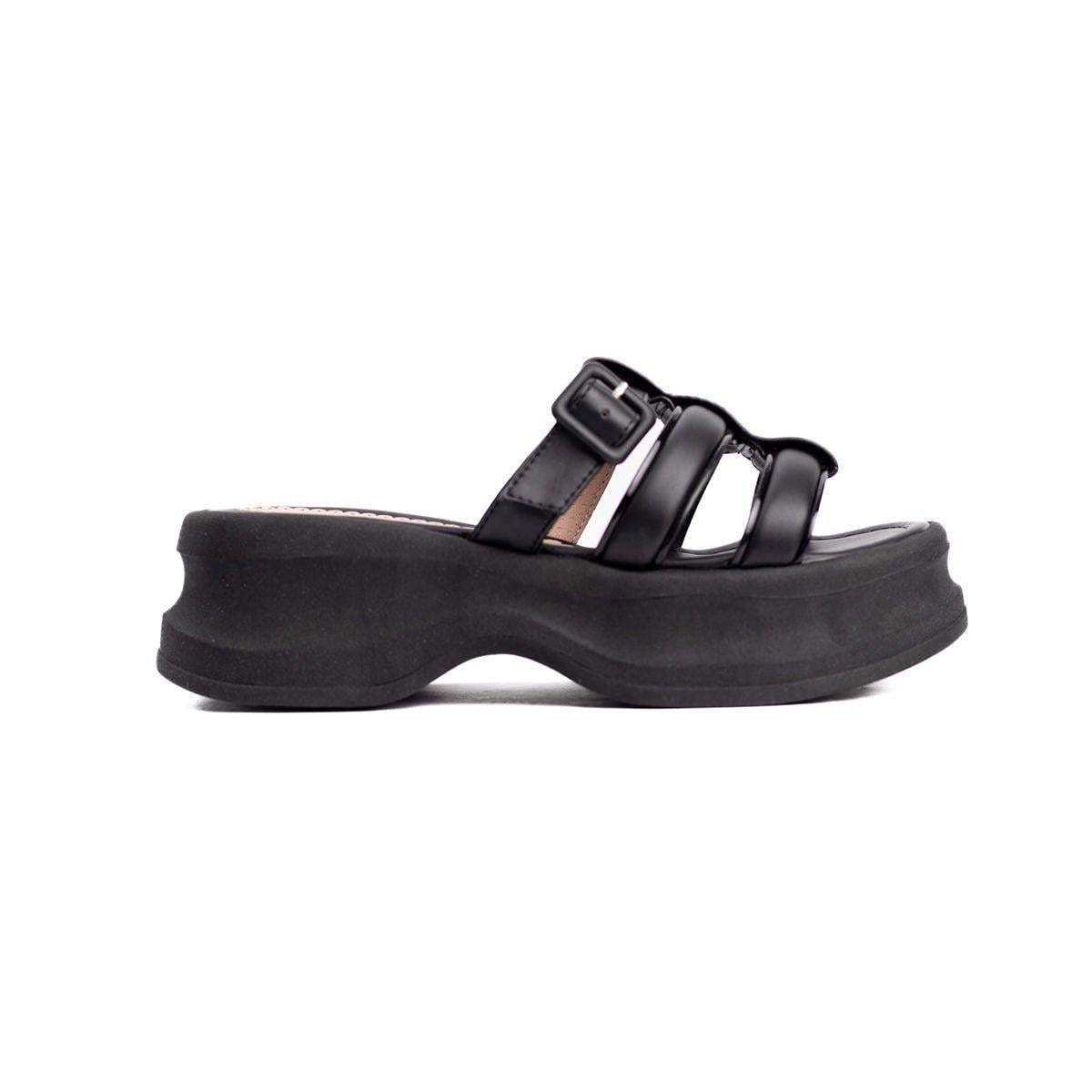 SANDALIAS CASUALES MUJER SVETLANA NEGRO - 4