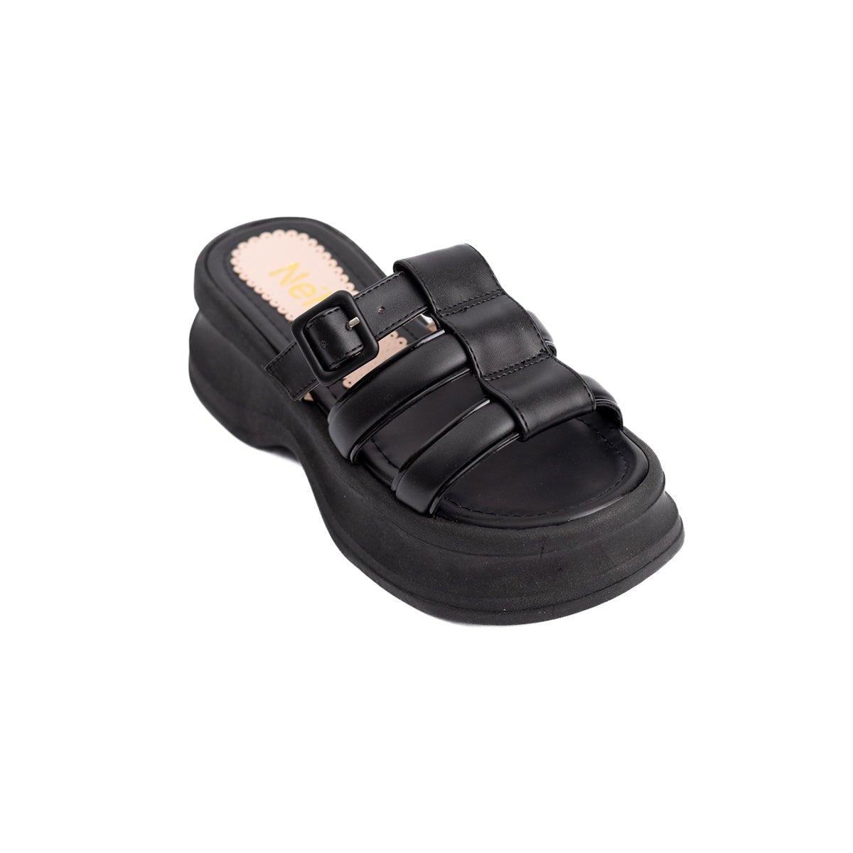 SANDALIAS CASUALES MUJER SVETLANA NEGRO - 5