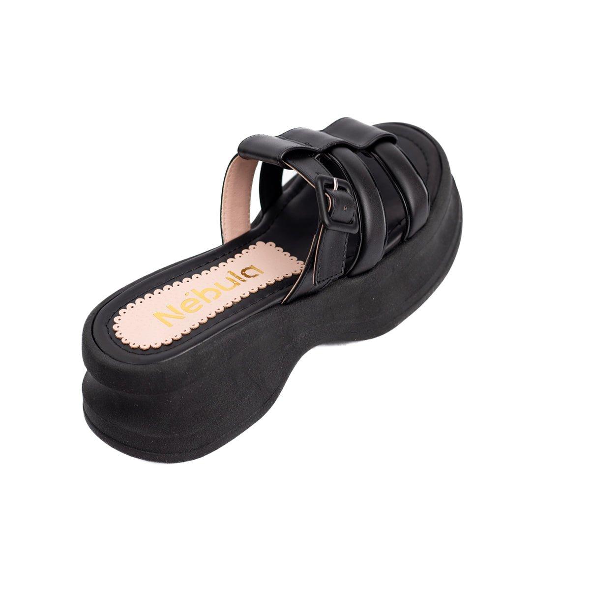 SANDALIAS CASUALES MUJER SVETLANA NEGRO - 6