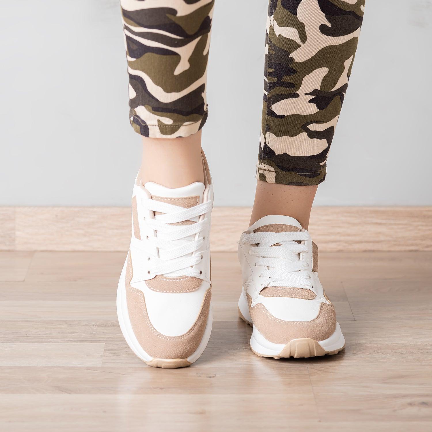 ZAPATILLAS URBANAS MUJER GARNETT BEIGE - 2