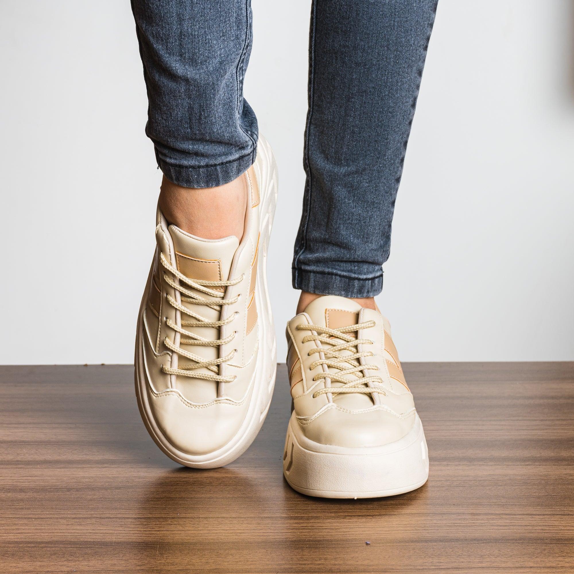 ZAPATILLAS URBANAS MUJER NAGAZI BEIGE - 2