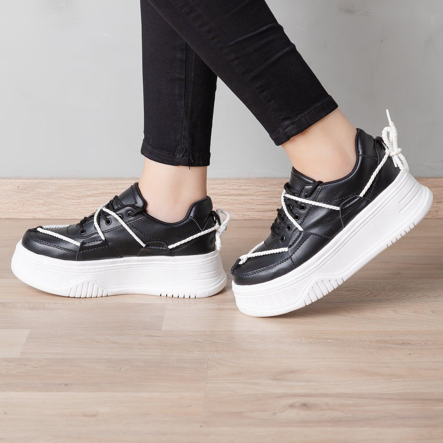 ZAPATILLAS URBANAS MUJER KAWHI NEGRO - 1