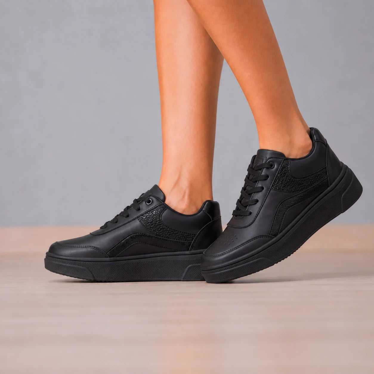 ZAPATILLAS URBANAS MUJER BOOM NEGRO - 1