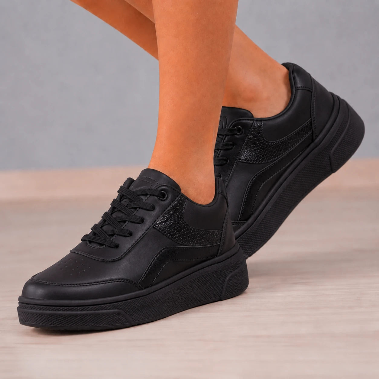 ZAPATILLAS URBANAS MUJER BOOM NEGRO - 2