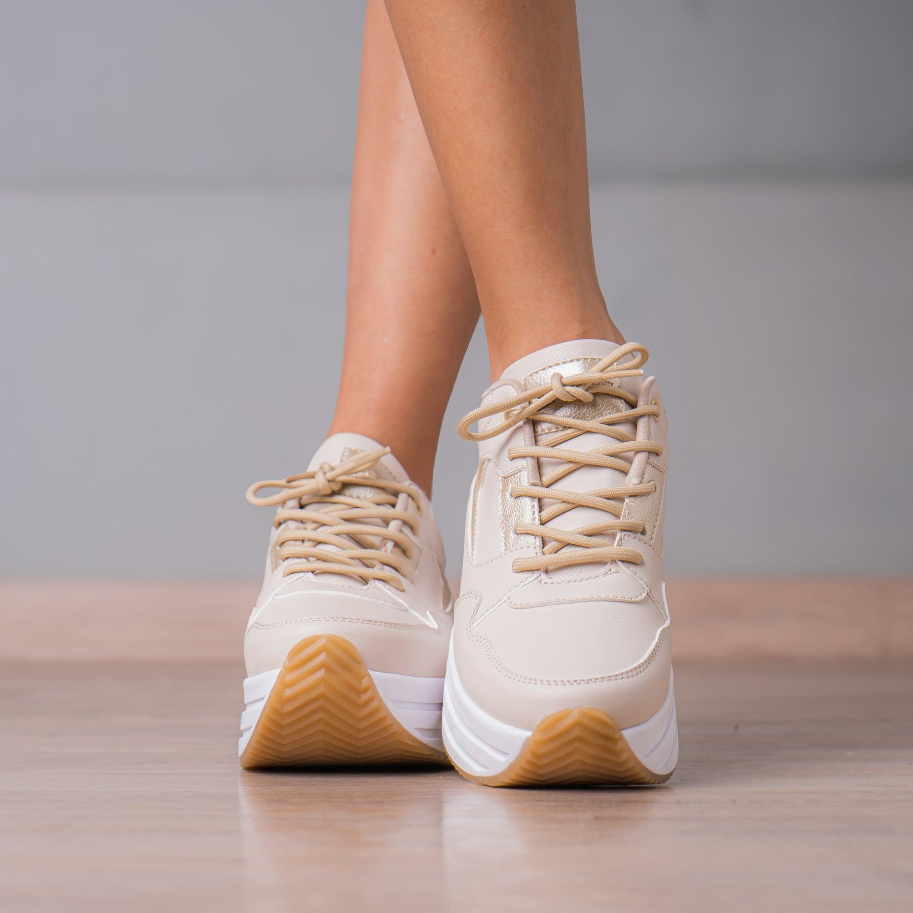 ZAPATILLAS URBANAS MUJER BENEAH DORADO - 2