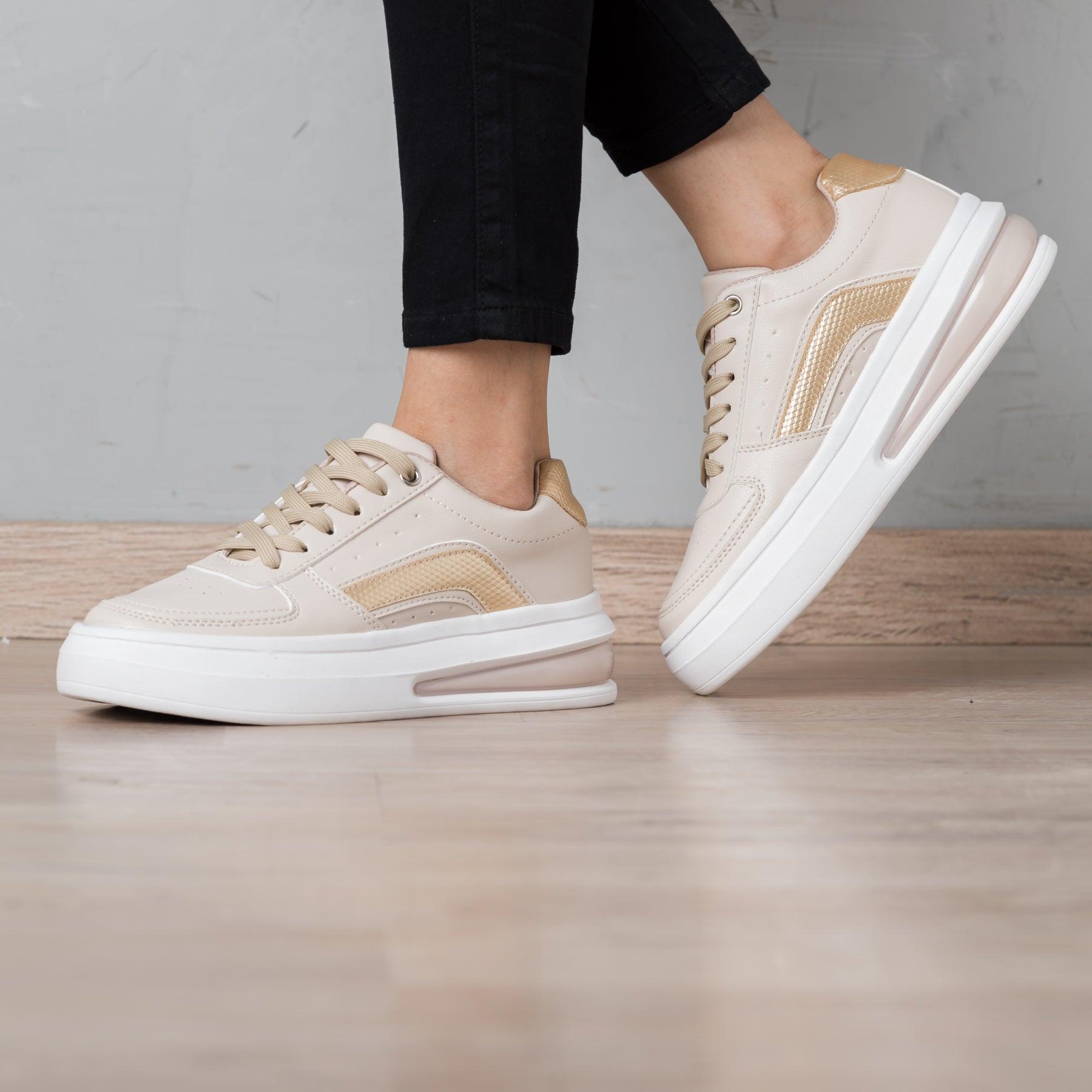 ZAPATILLAS URBANAS MUJER SERAPHI BEIGE - 1