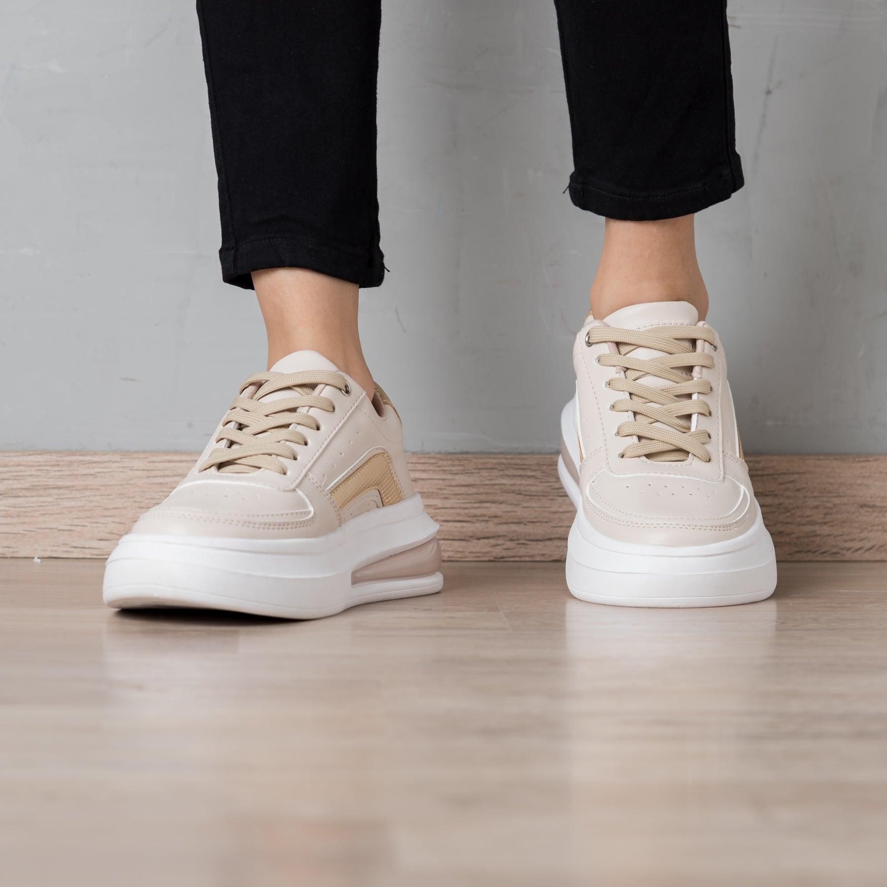 ZAPATILLAS URBANAS MUJER SERAPHI BEIGE - 2