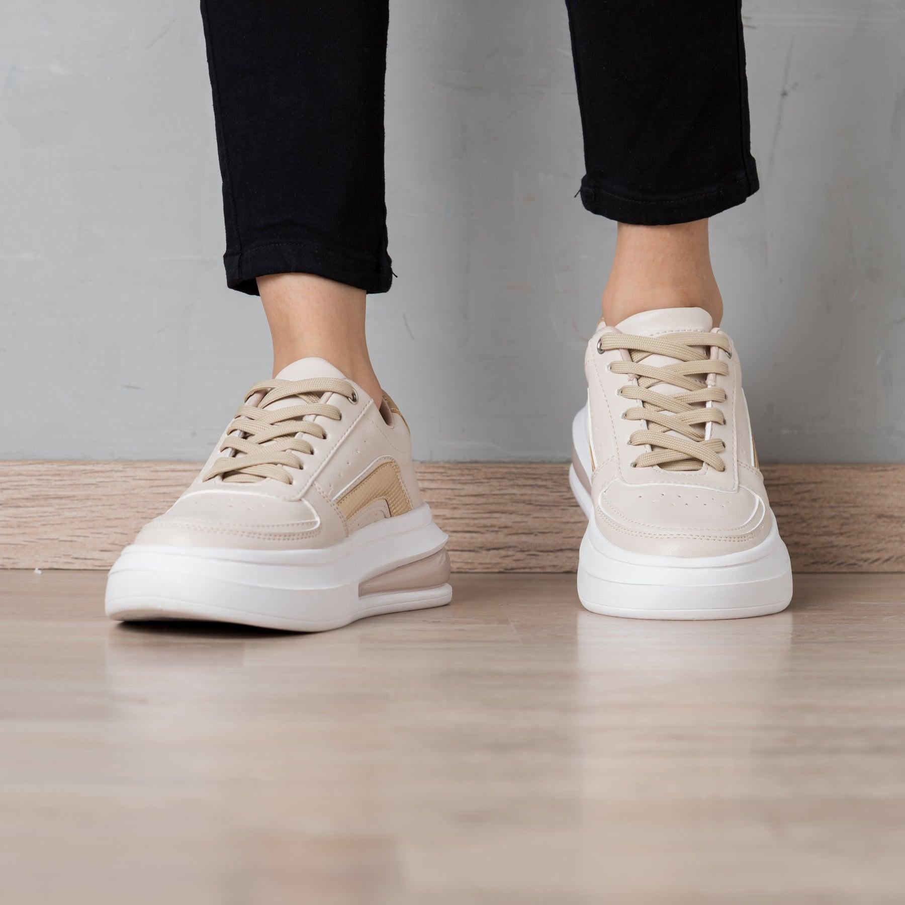 ZAPATILLAS URBANAS MUJER SERAPHI BEIGE - 2