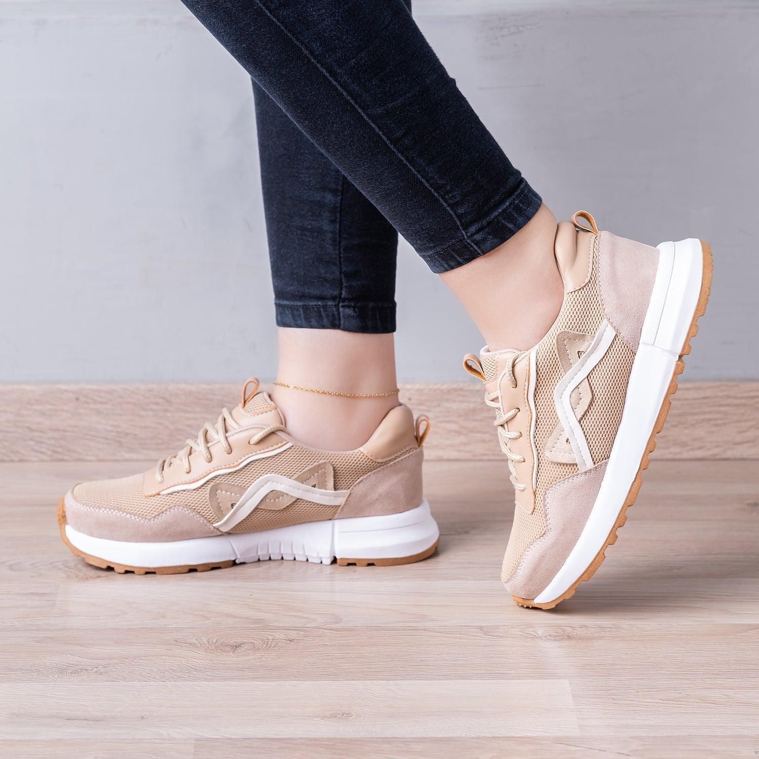 ZAPATILLAS URBANAS MUJER KITTY BEIGE 2 - 1