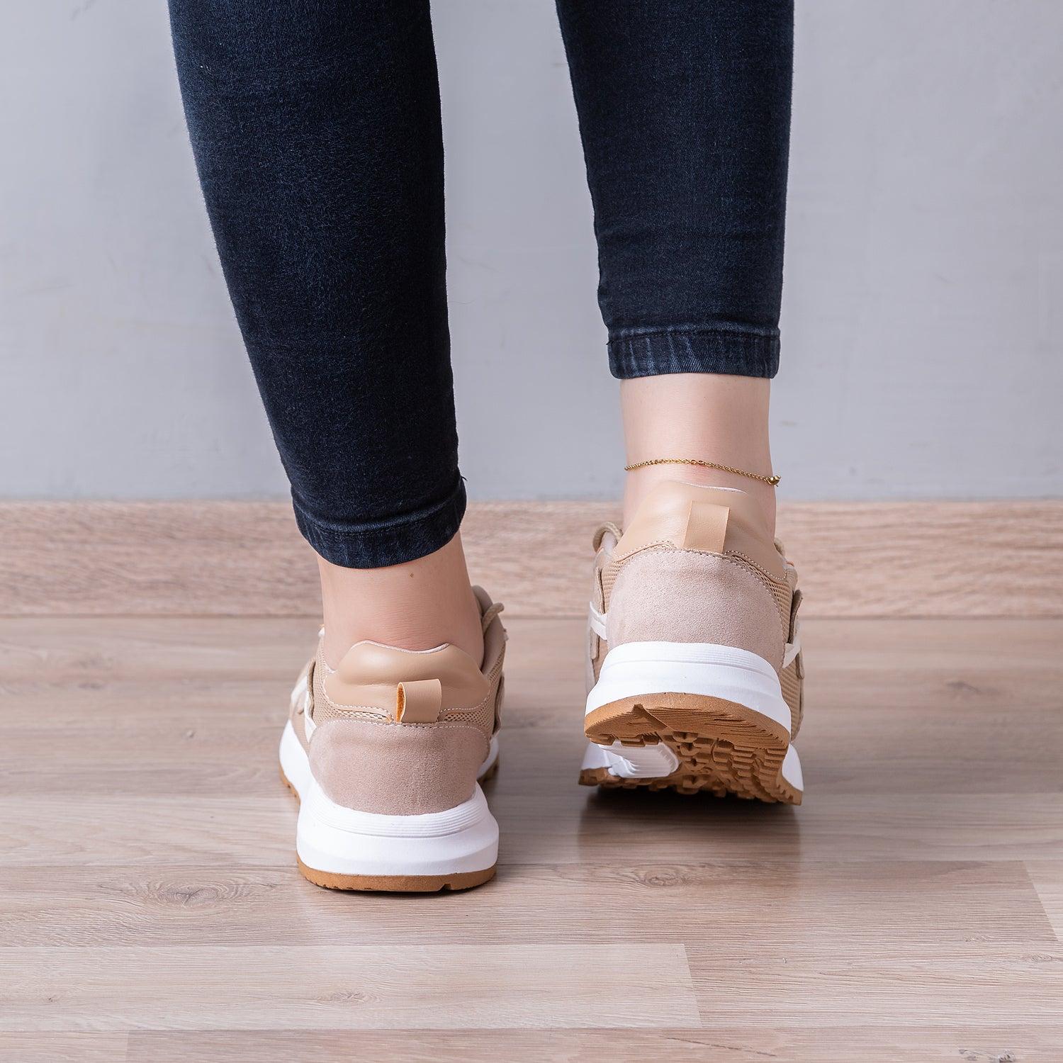 ZAPATILLAS URBANAS MUJER KITTY BEIGE 2 - 3