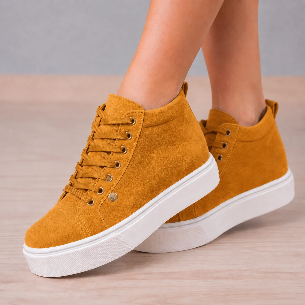 ZAPATILLAS URBANAS MUJER DOHA CAMEL - 1