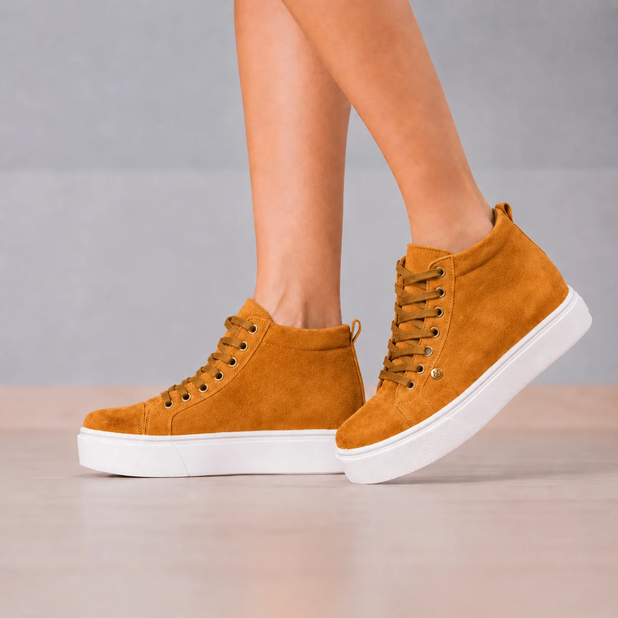 ZAPATILLAS URBANAS MUJER DOHA CAMEL - 6