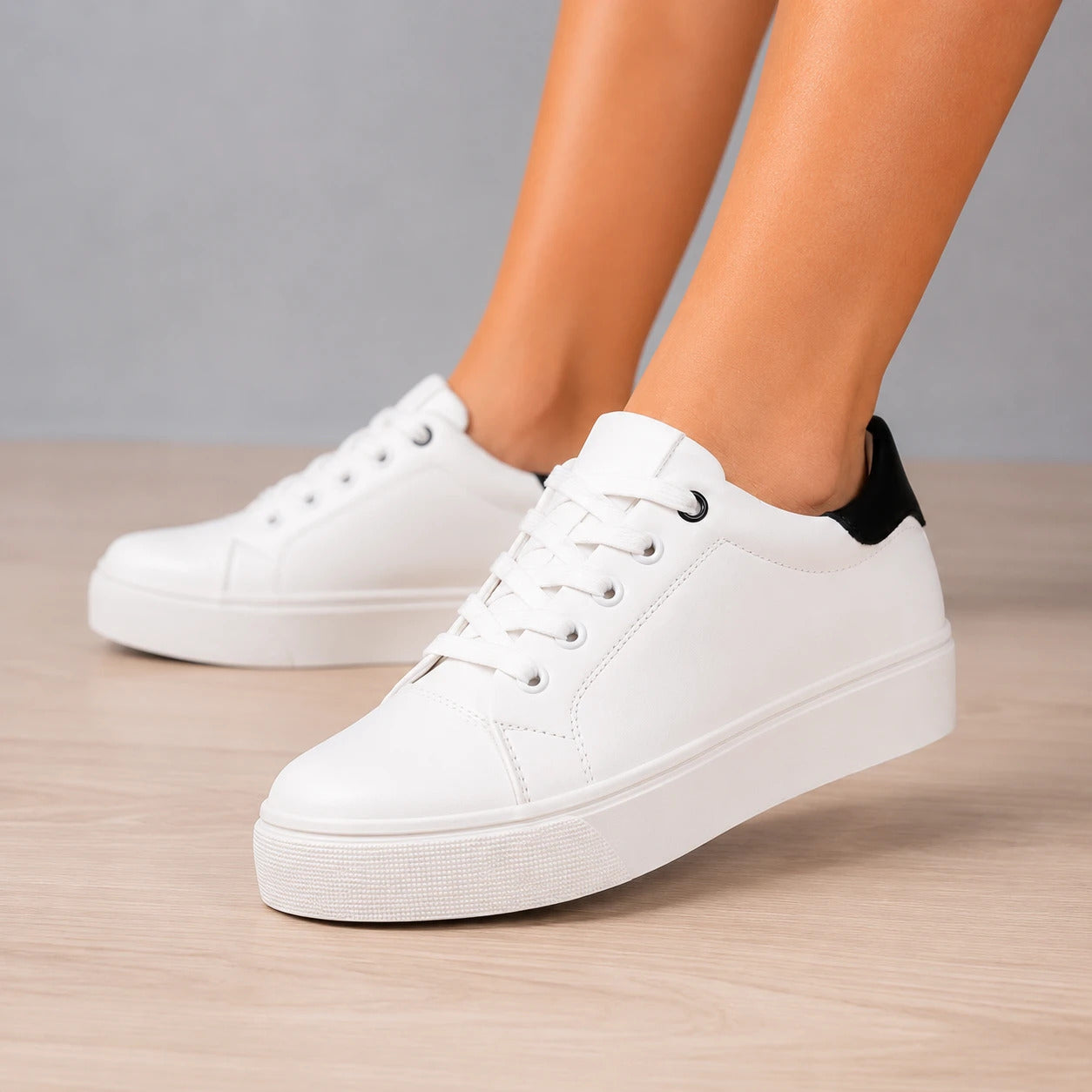 ZAPATILLAS URBANAS MUJER LIFE NEGRO - 6