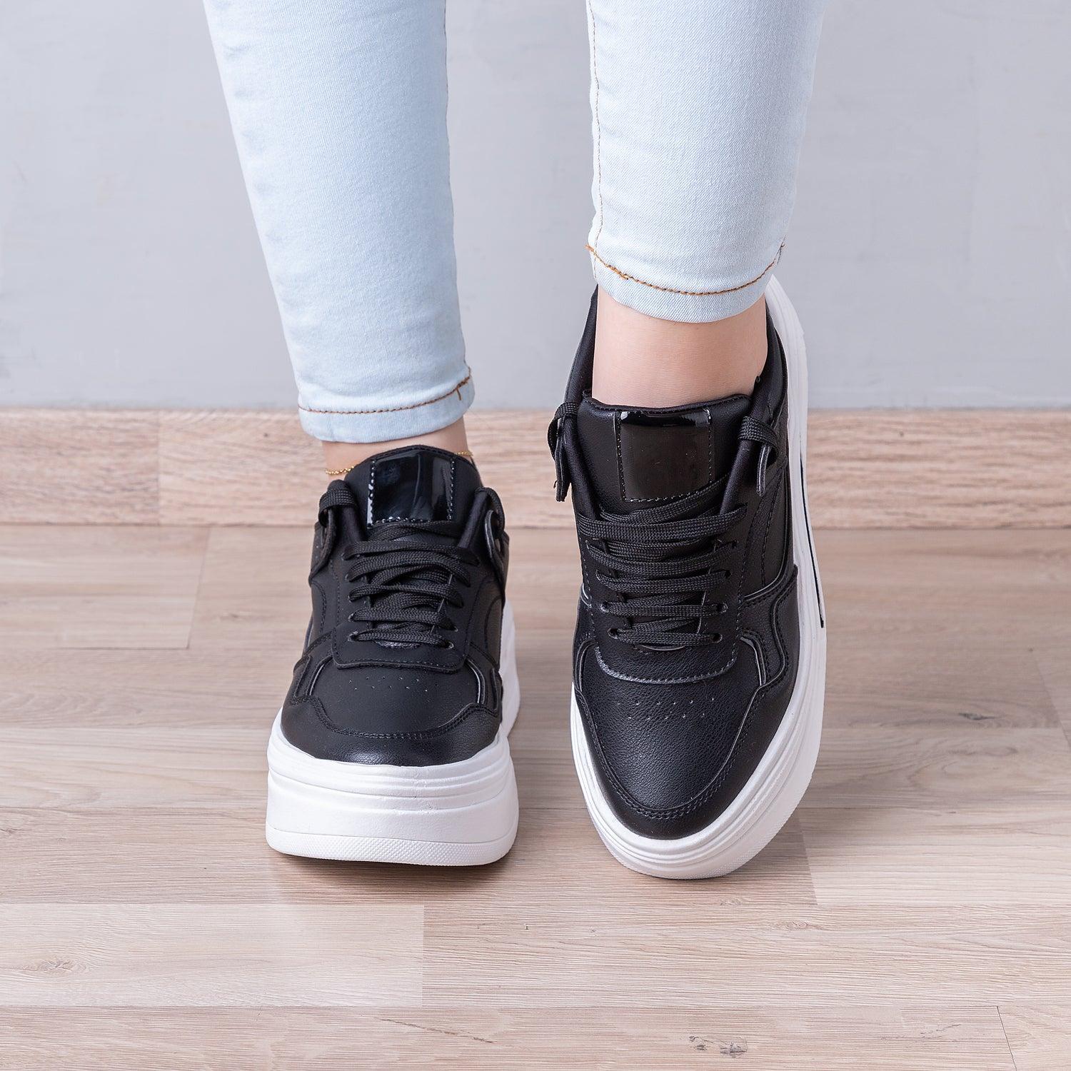 ZAPATILLAS URBANAS MUJER LUKA NEGRO - 2