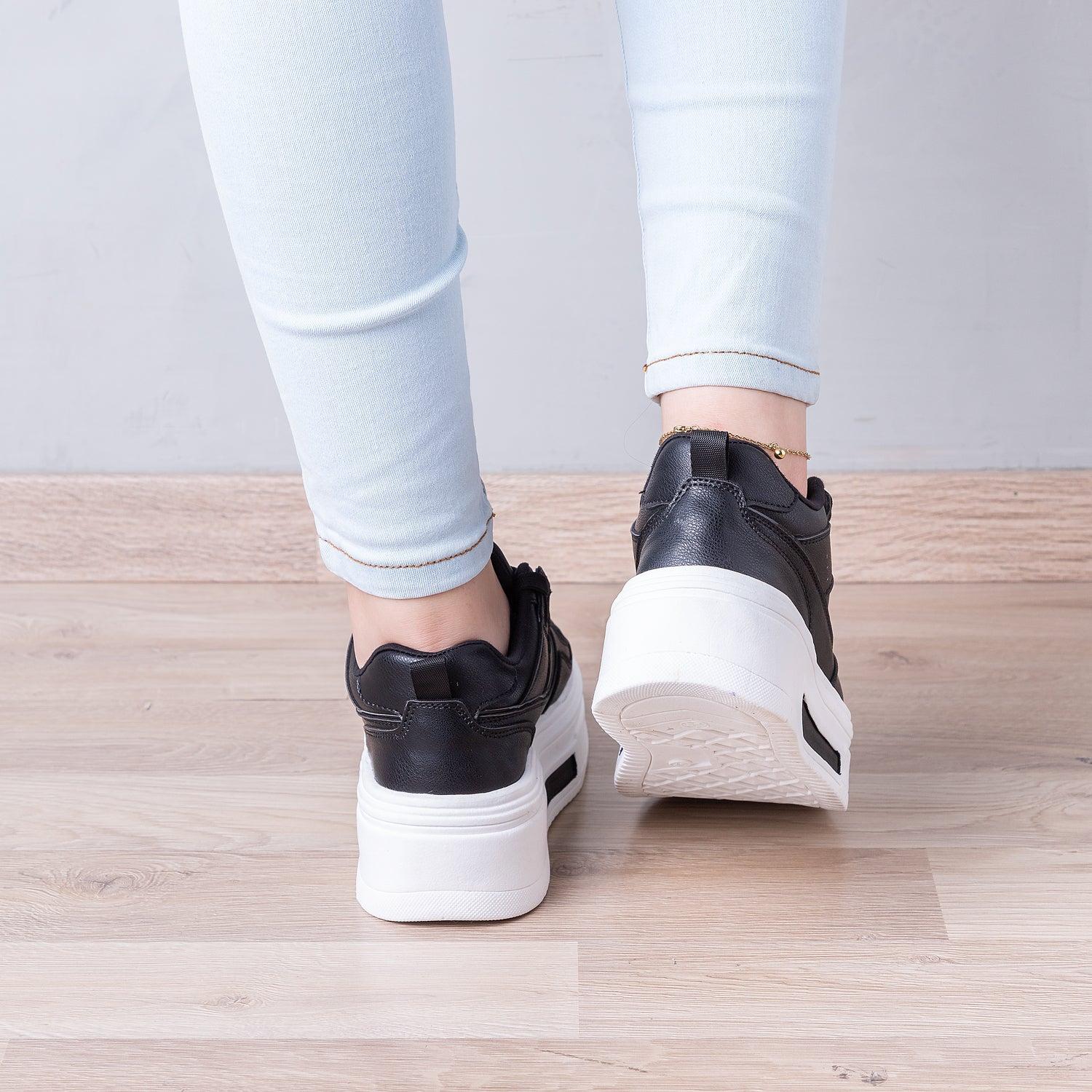 ZAPATILLAS URBANAS MUJER LUKA NEGRO - 3