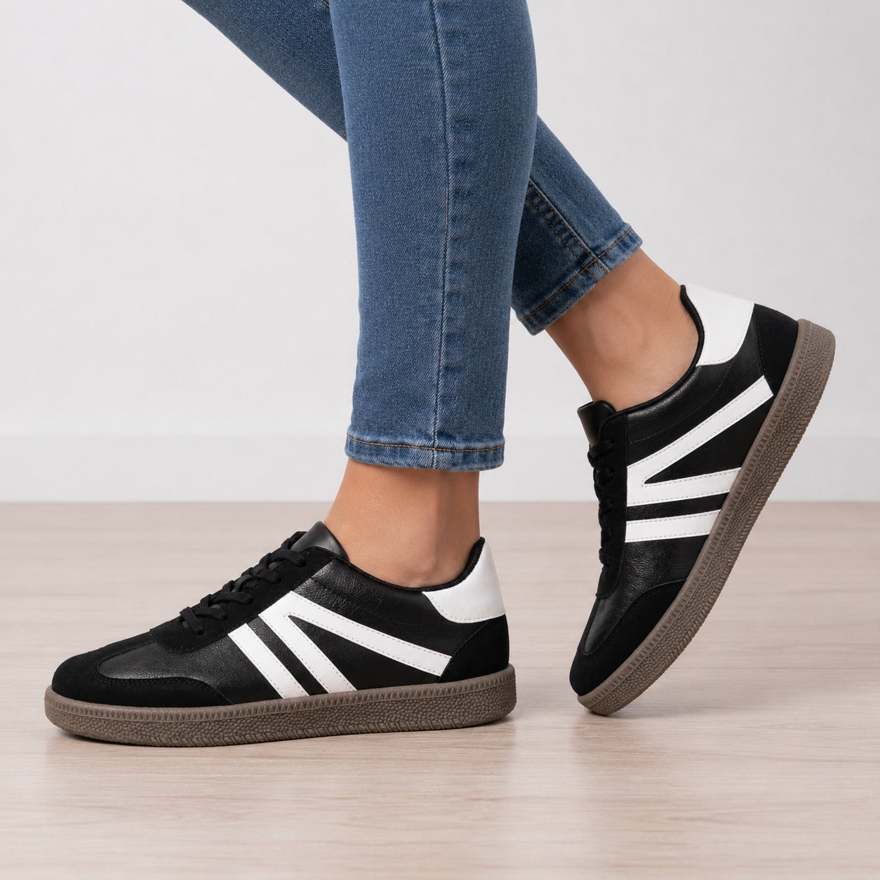 ZAPATILLAS URBANAS MUJER MEFI NEGRO - 7