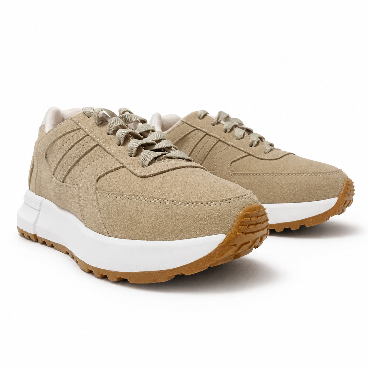 ZAPATILLAS URBANAS MUJER BOSNI BEIGE - 2