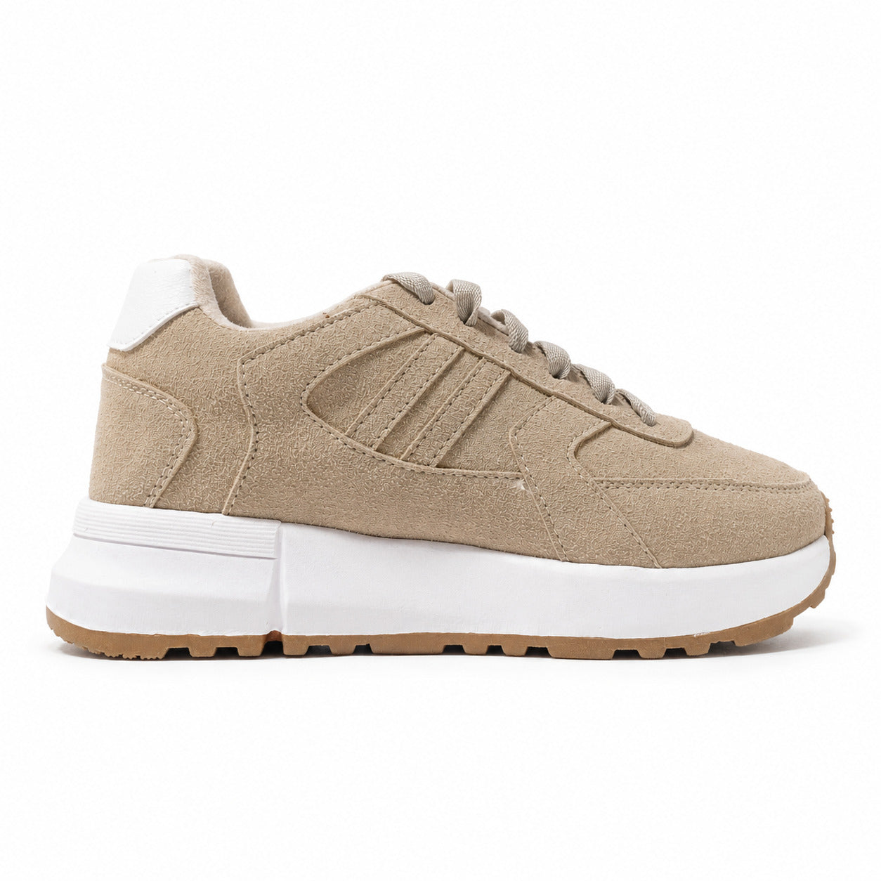 ZAPATILLAS URBANAS MUJER BOSNI BEIGE - 5