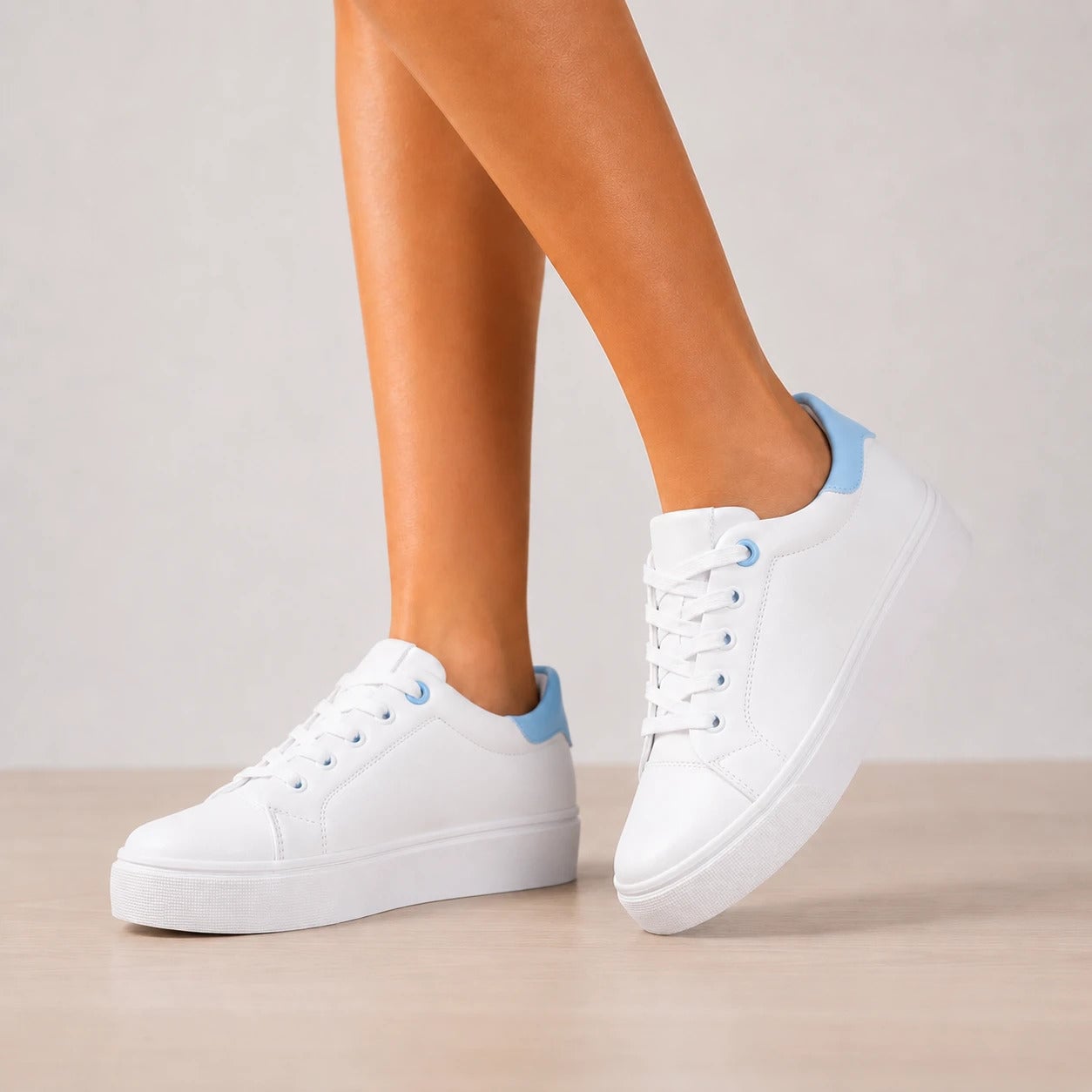 ZAPATILLAS URBANAS MUJER LIFE CELESTE - 1