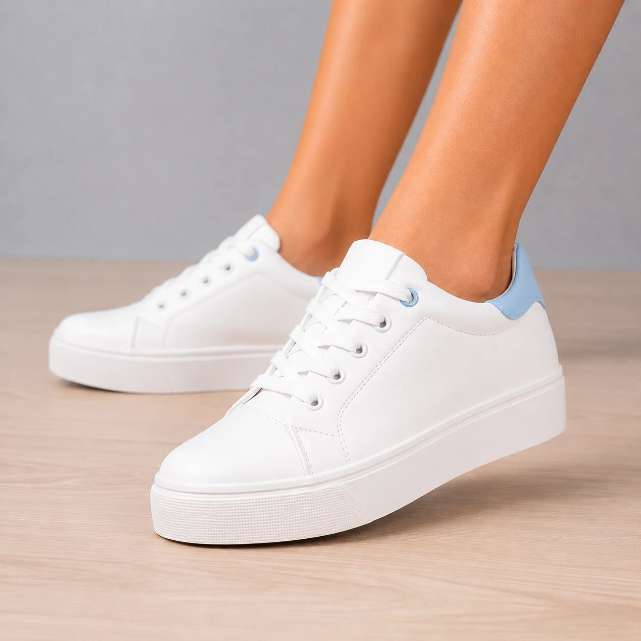ZAPATILLAS URBANAS MUJER LIFE CELESTE - 6