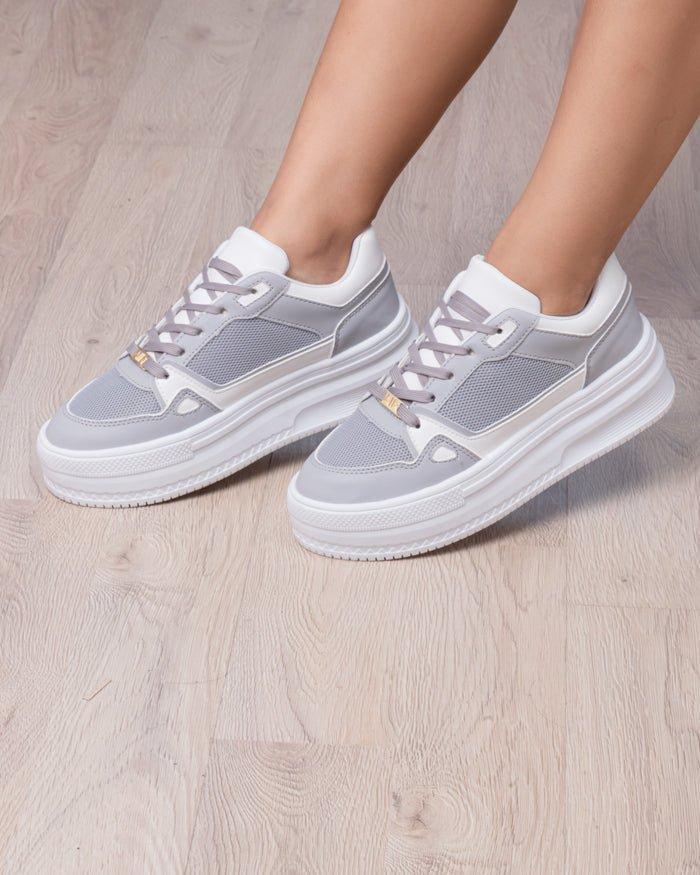ZAPATILLAS URBANAS MUJER TYGA PLOMO - 1