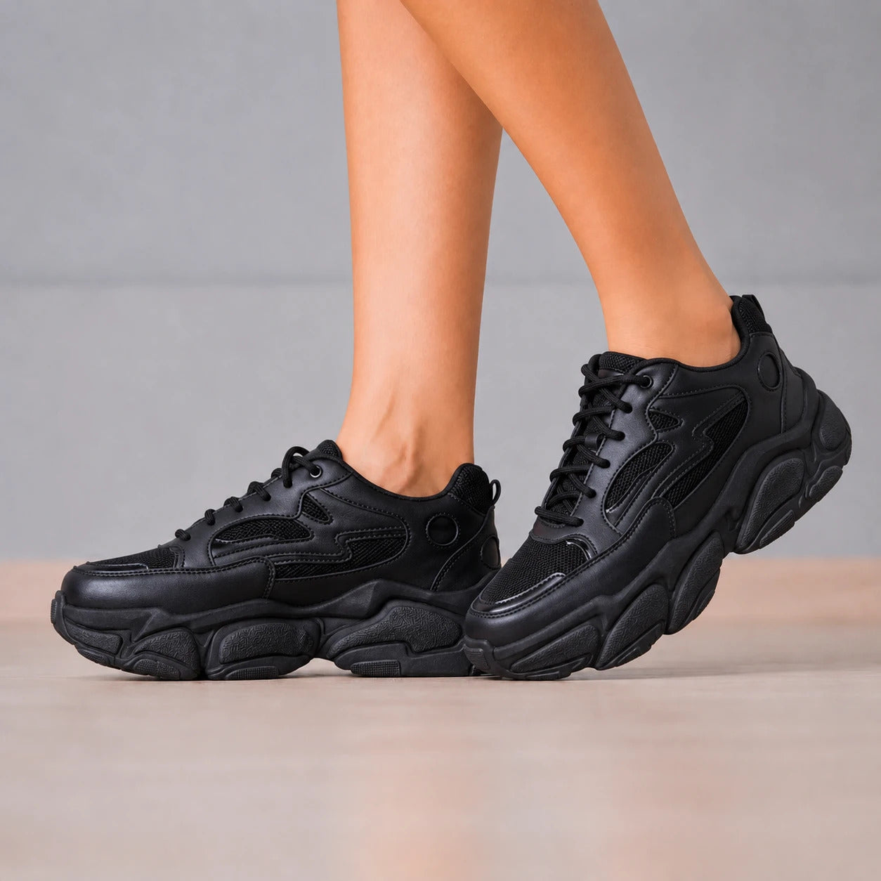 ZAPATILLAS URBANAS MUJER SAN ROMAN NEGRO - 5