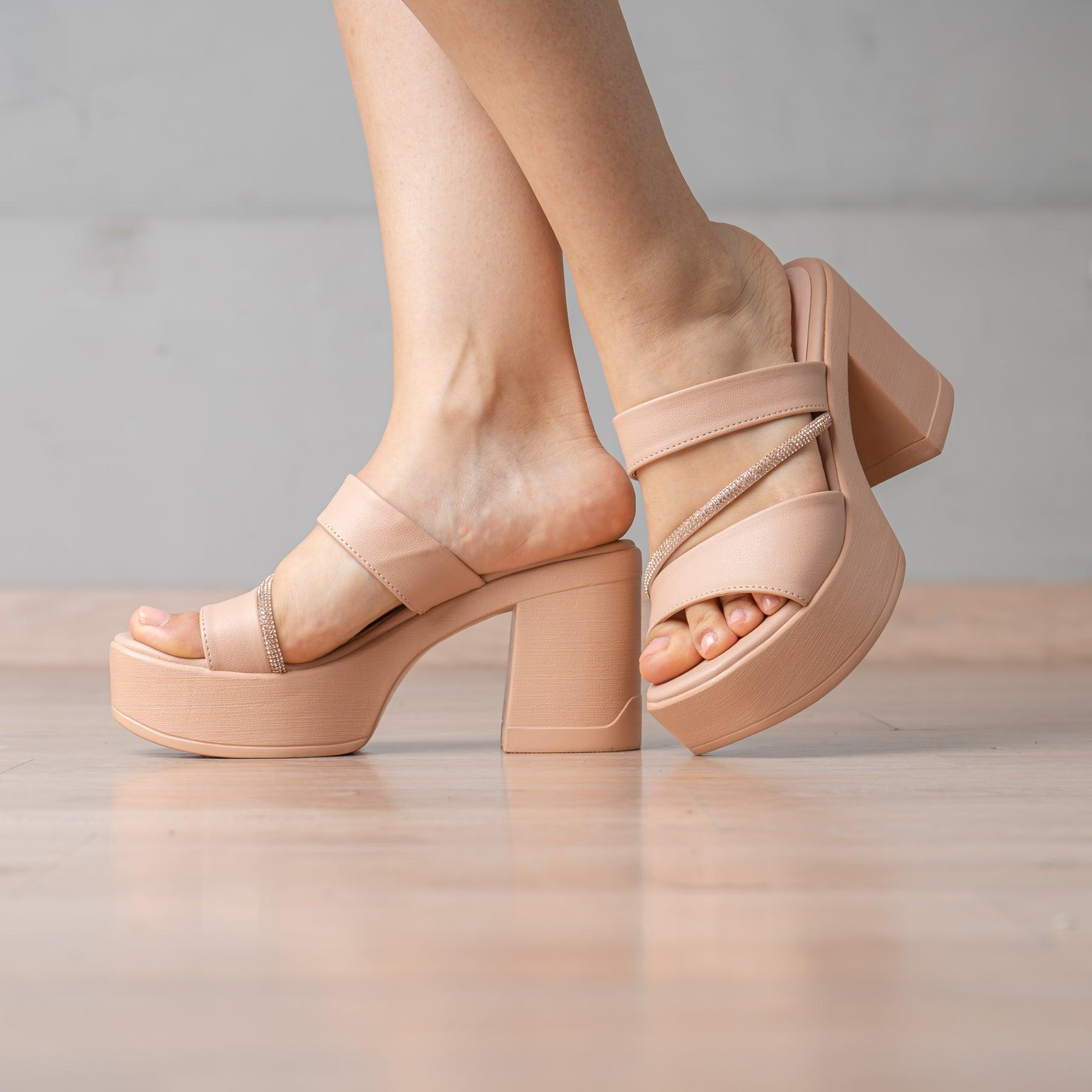 SANDALIAS DE VESTIR MUJER STEVIL NUDE - 1